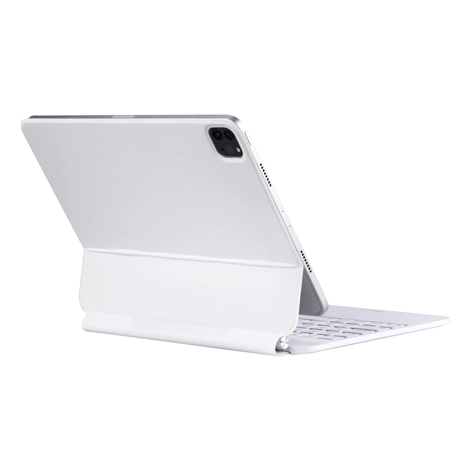 QUARK Magic Keyboard Case for iPad Pro 11-inch (M4, 2024) - Backlit Keyboard with Multi-Touch Trackpad & Magnetic Stand | Perfect for Work, Study & Travel (White)
