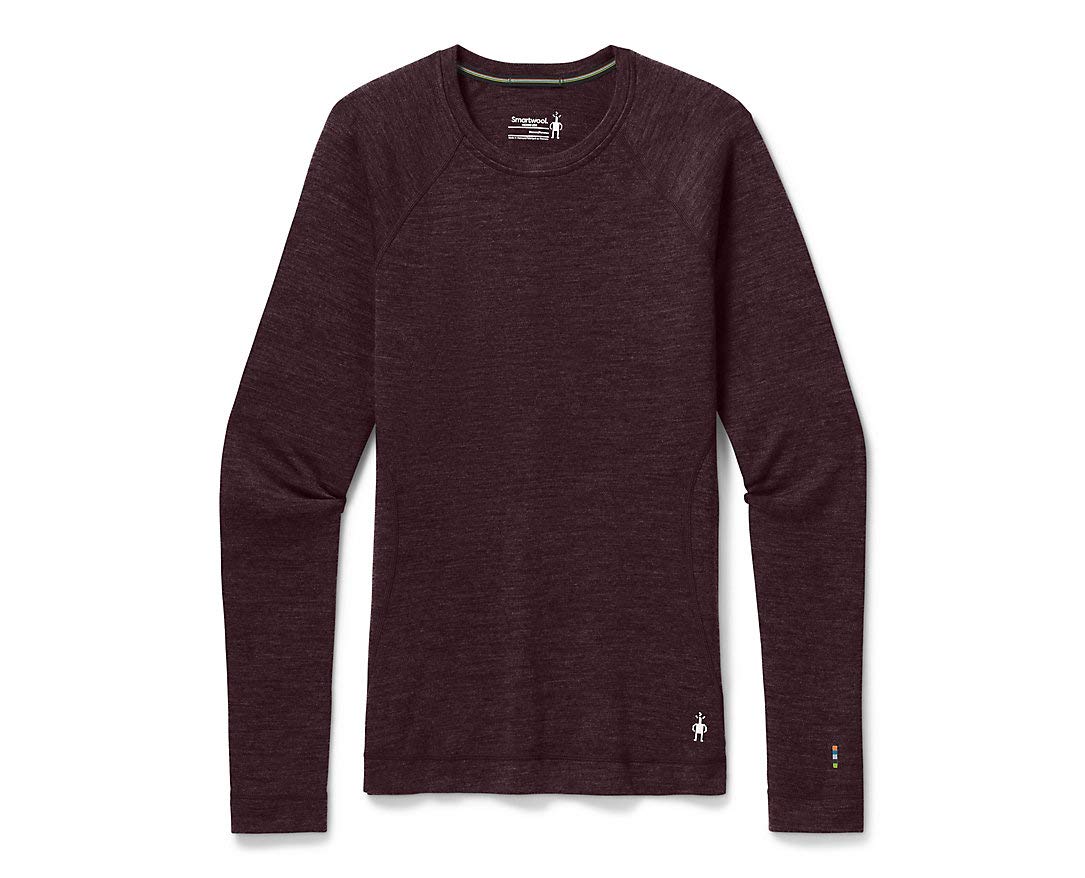 Smartwool Women's 250 Baselayer Crew Slim Fit Shirt - Merino Wool Thermal Top for Hiking, Skiing & Winter Sports - Moisture Wicking & Odor Resistant Base Layer