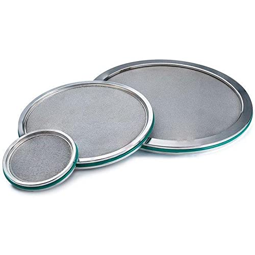 Premium BVV 5 Micron Stainless Steel Sintered Filter Plate with Viton O-Ring - 10 Inch for Industrial Filtration, Water Treatment & Chemical Processing