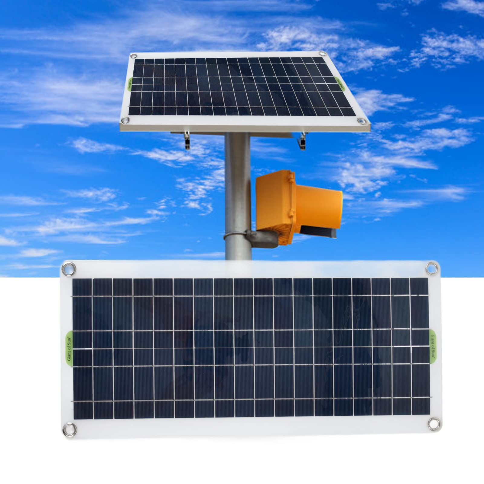 20W Solar Panel Kit with 21V Output - Portable Polysilicon Solar Charger for Car, Camping, Hiking - Power Your RV, Boat, Emergency & Outdoor Adventures