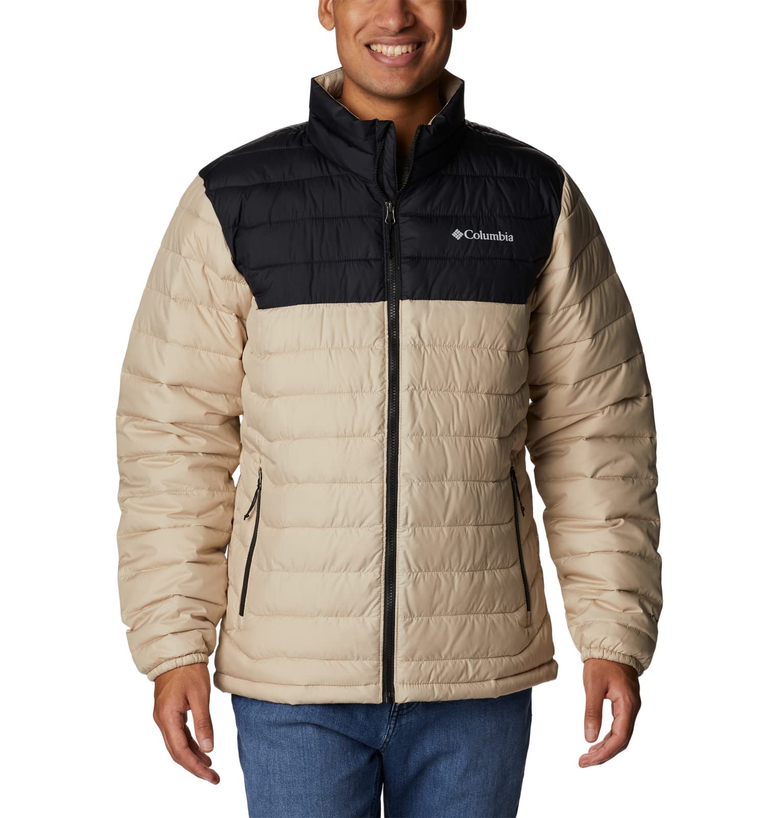Columbia Men's Powder Lite Jacket - Lightweight Water-Resistant Winter Coat for Skiing, Hiking & Outdoor Activities