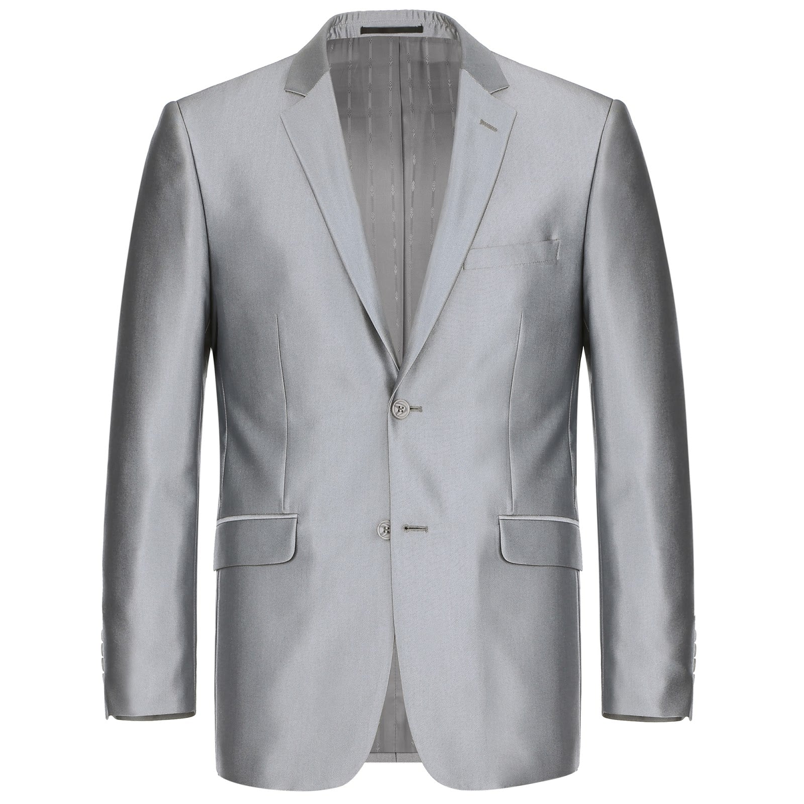 Alessandro Vitello by Renoir Sharkskin Classic Fit Italian Styled Two Piece Suit 207 2 | Premium Men's Business Formal Attire for Weddings, Office & Special Occasions