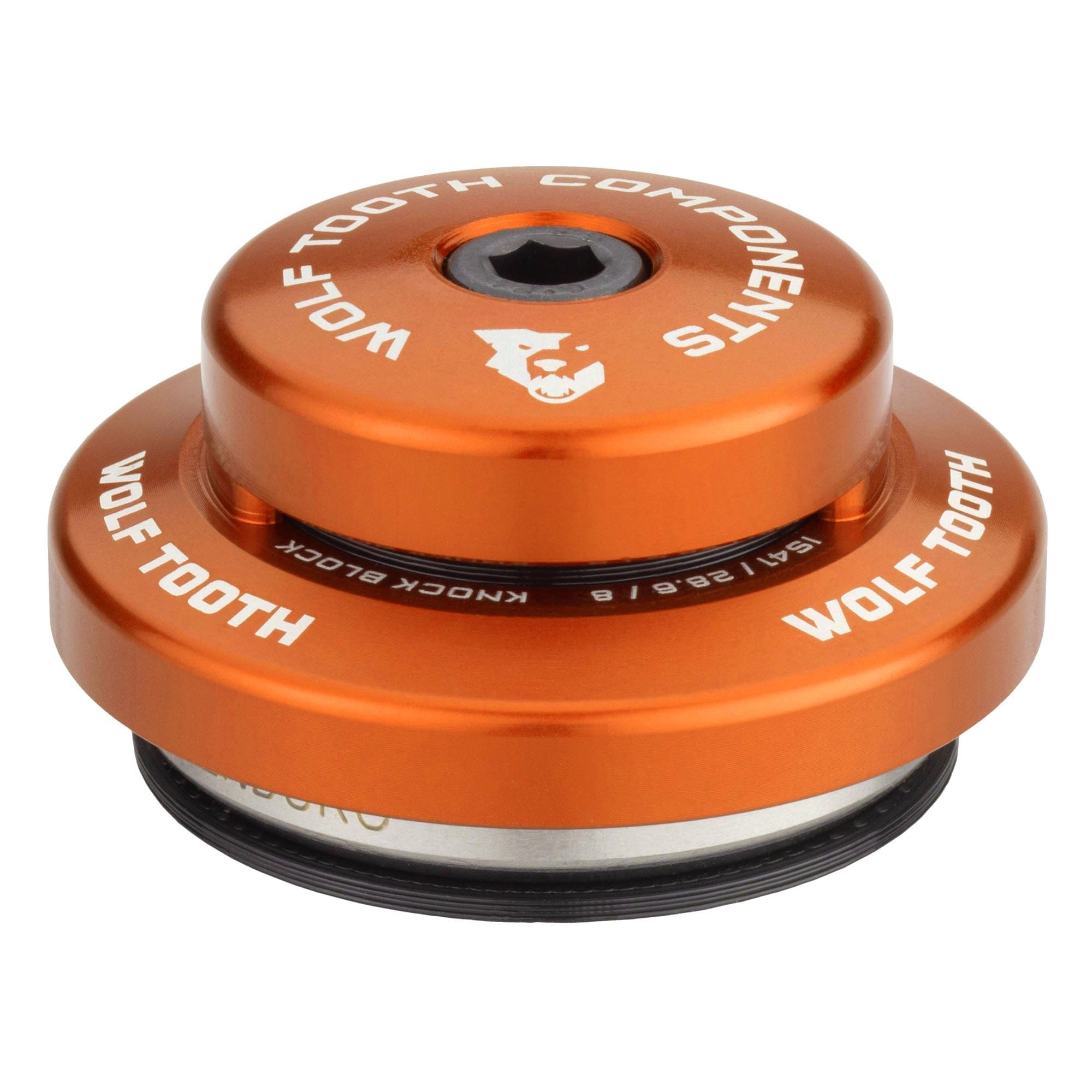 Wolf Tooth IS41/28.6 Upper Headset for Knock Block - 8mm Stack Height - Compatible with Trek Bikes - Perfect for Mountain Bike & Road Bike Headset Upgrades