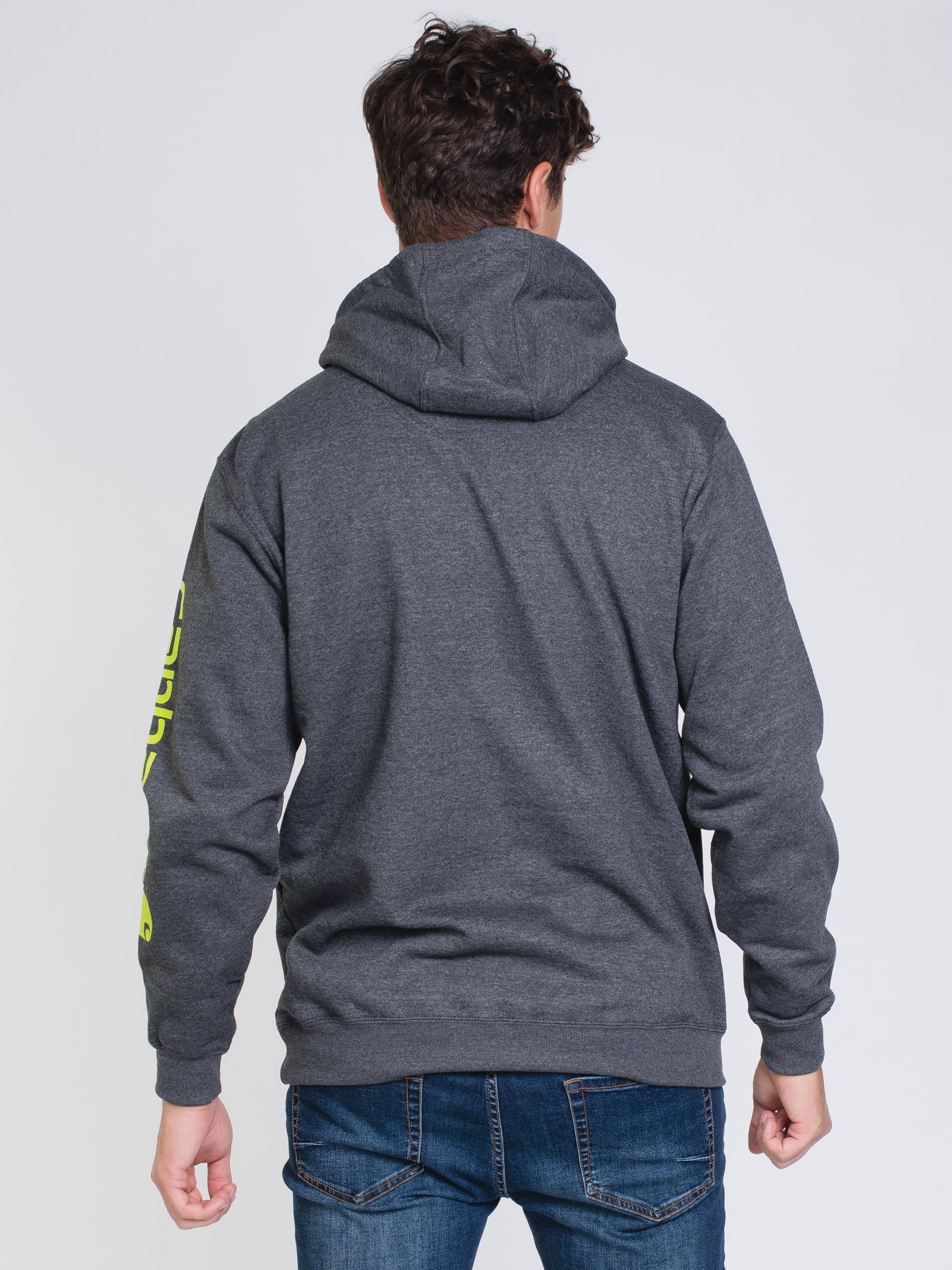 Carhartt Sleeve Pullover Hoodie for Men & Women - Warm Fleece-Lined Sweatshirt for Outdoor Work & Casual Wear