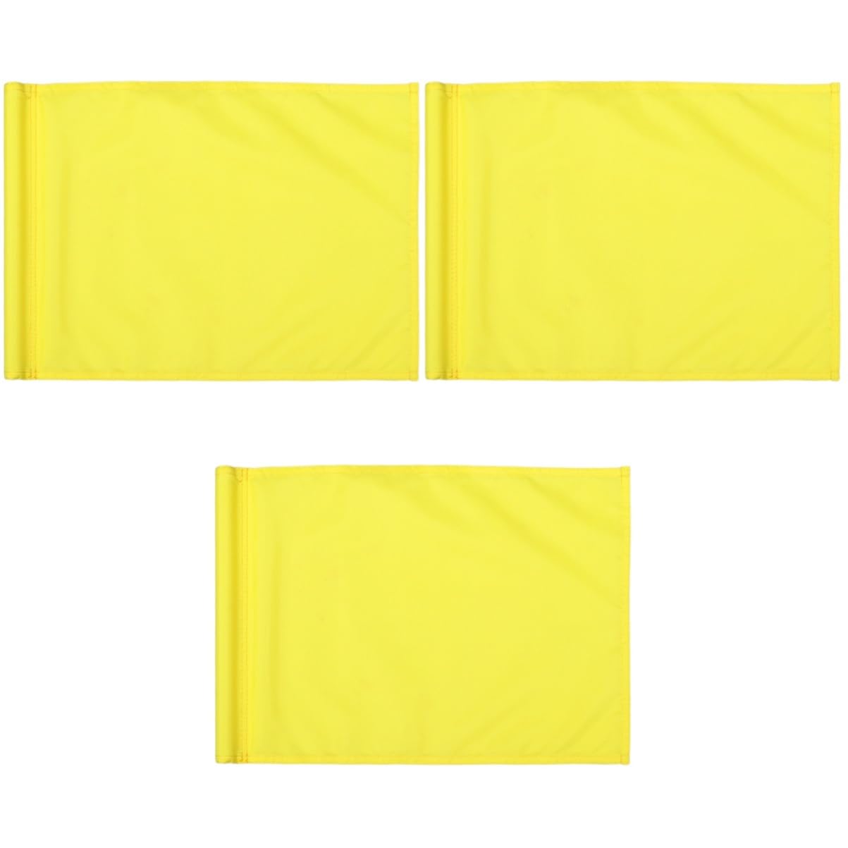 Yardwe 3-Piece Golf Training Flag Set - Durable Mini Practice Flags for Backyard & Driving Range | Includes Sturdy Plastic Pole Insert | Perfect for Golf Practice, Home Yard Decor & Sports Training