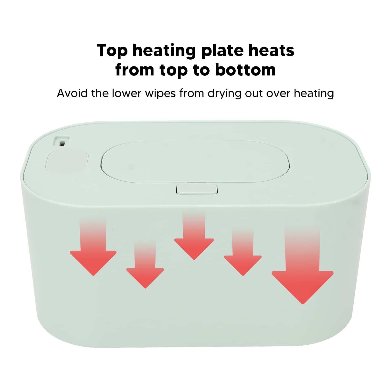USB Baby Wipe Warmer & Dispenser - Portable Wet Wipes Heater for Newborns & Infants - Perfect for Diaper Changes, Nighttime Care, and On-the-Go Parenting