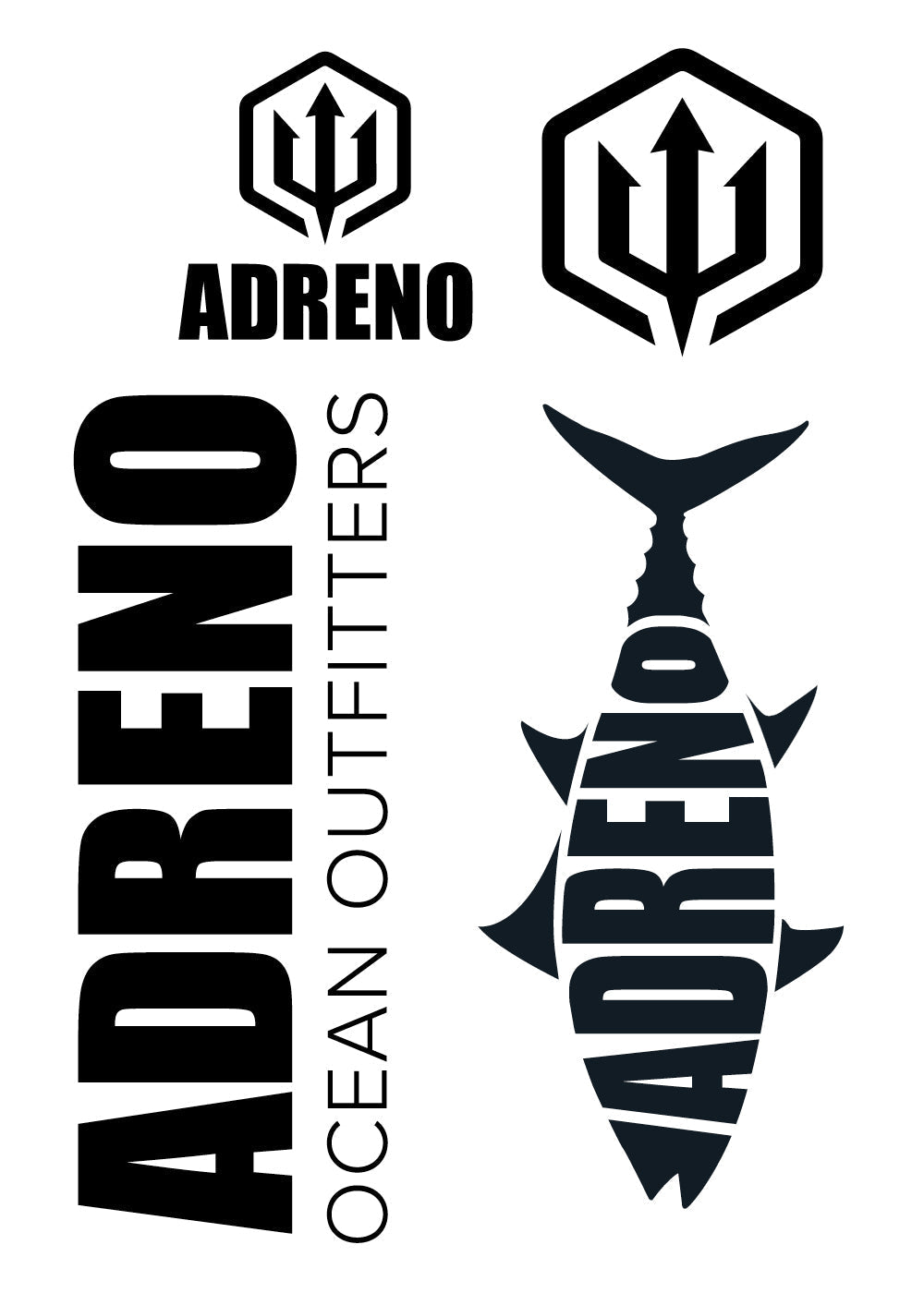 Adreno Ocean Outfitters Waterproof Vinyl Sticker Sheets - 50 Unique Marine Life Decals for Laptops, Water Bottles & Surfboards - Perfect for Beach Lovers & Ocean Enthusiasts