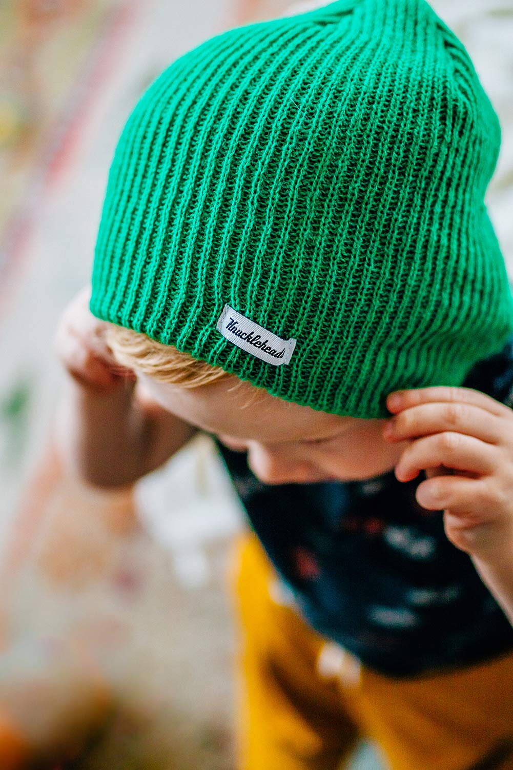 Born to Love Baby Boy's Striped Beanie Hat - Soft Knit Winter Newborn Cap for Infants 0-24 Months | Perfect for Cold Weather, Photo Shoots & Outdoor Adventures