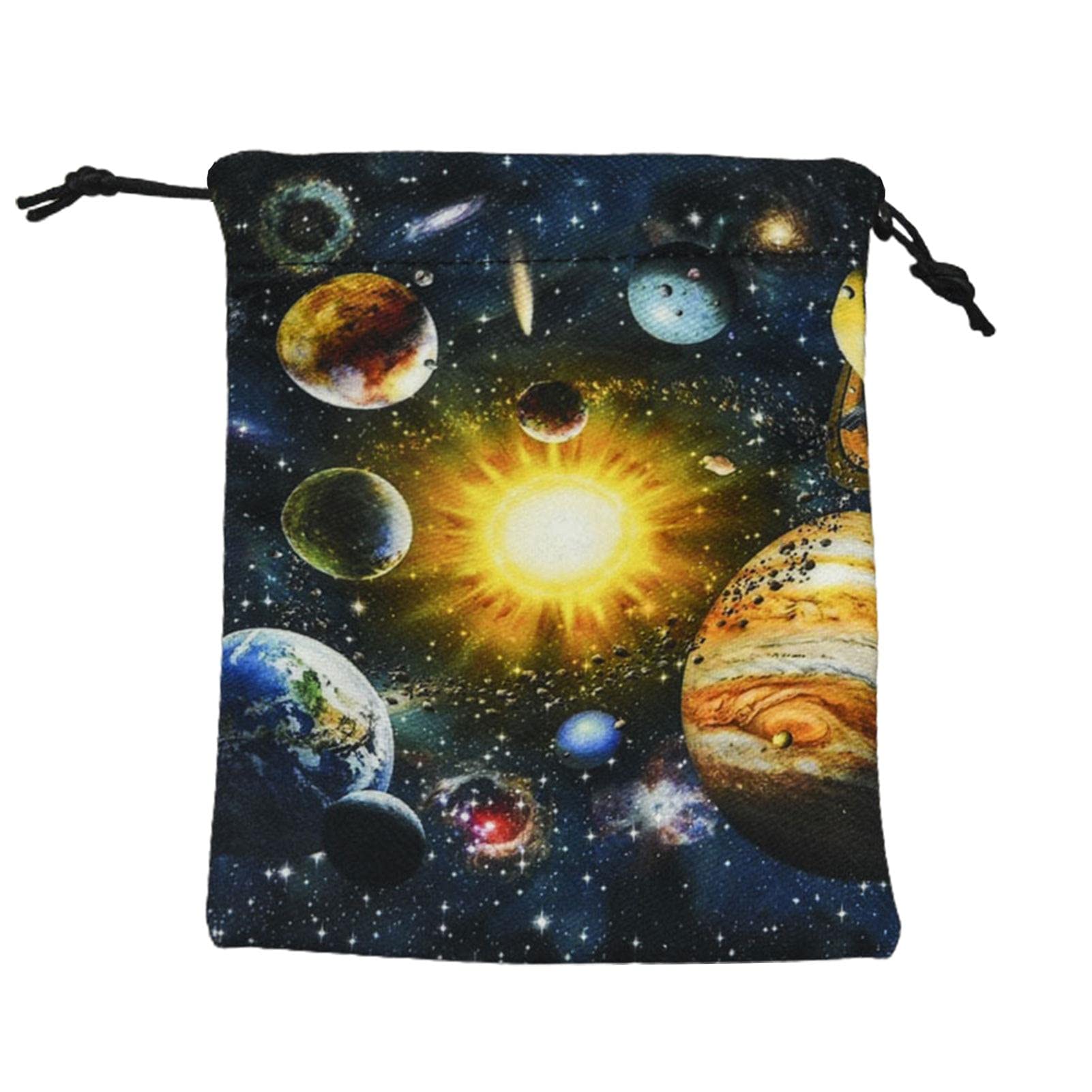 Premium Velvet Tarot Cloth Bag - Double-Sided Digital Printed Tarot Card Storage Pouch for Board Games & Divination | Perfect Gift for Tarot Enthusiasts & Psychic Readers (Use for Card Protection, Travel & Spiritual Rituals)