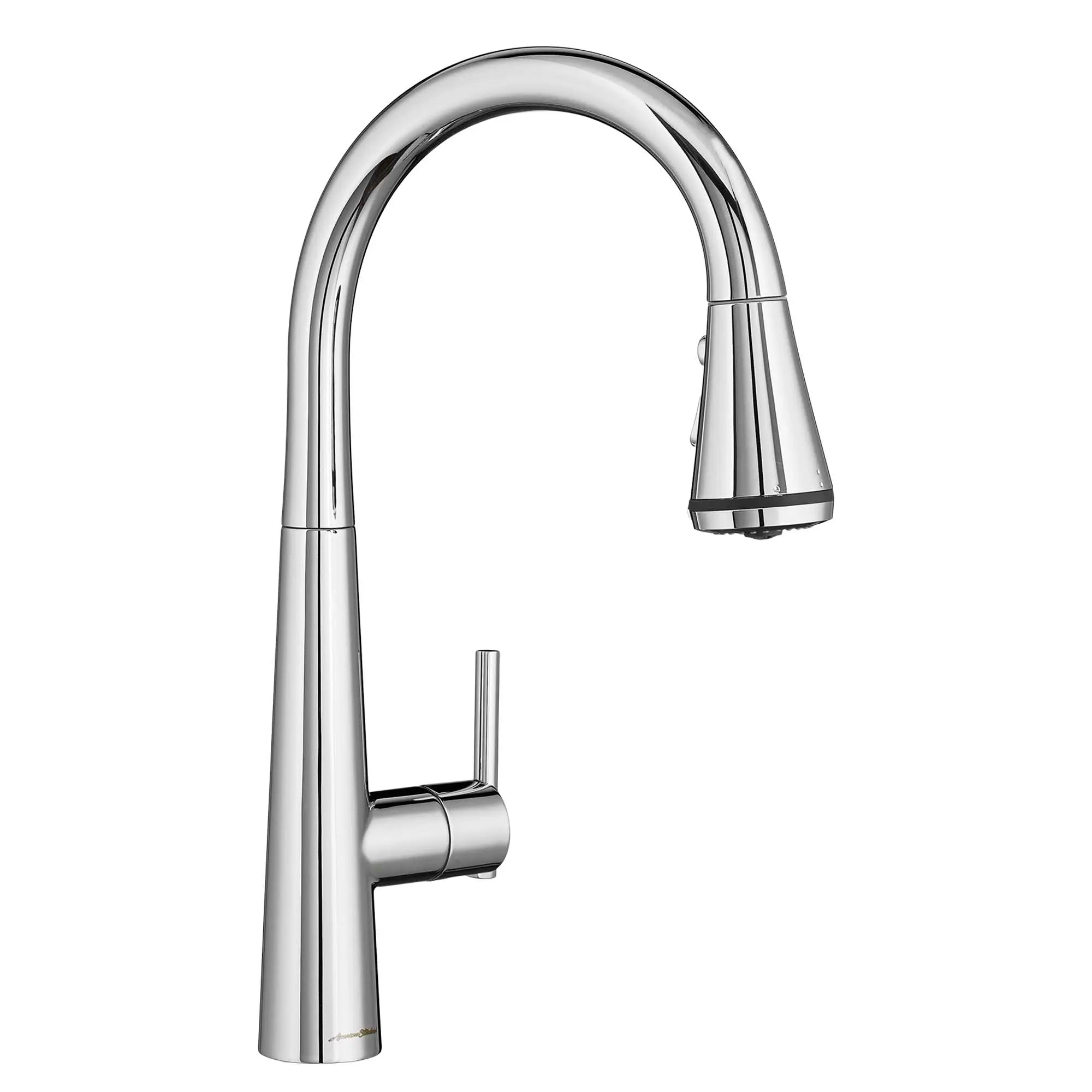 Edgewater® Single Handle Pull Down Kitchen Faucet with 3 Spray Modes - 1.8 GPM (6.8 L/min) High Arc Brushed Nickel - Perfect for Modern Kitchens & Busy Home Chefs