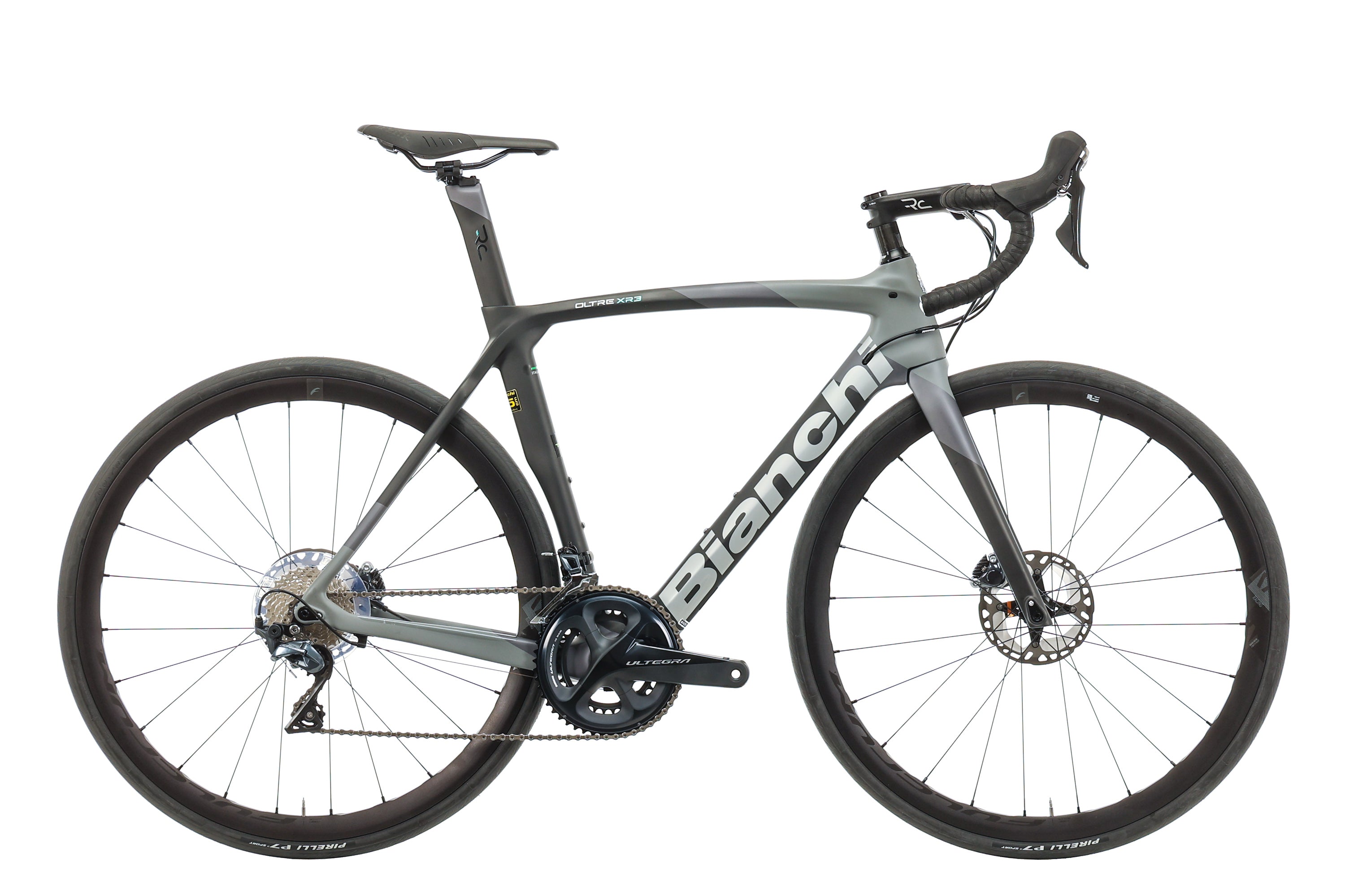 Bianchi Oltre XR3 CV Disc Ultegra Road Bike 2022 - 55cm Carbon Frame, Shimano Ultegra Groupset | Perfect for Racing, Endurance & Long-Distance Cycling