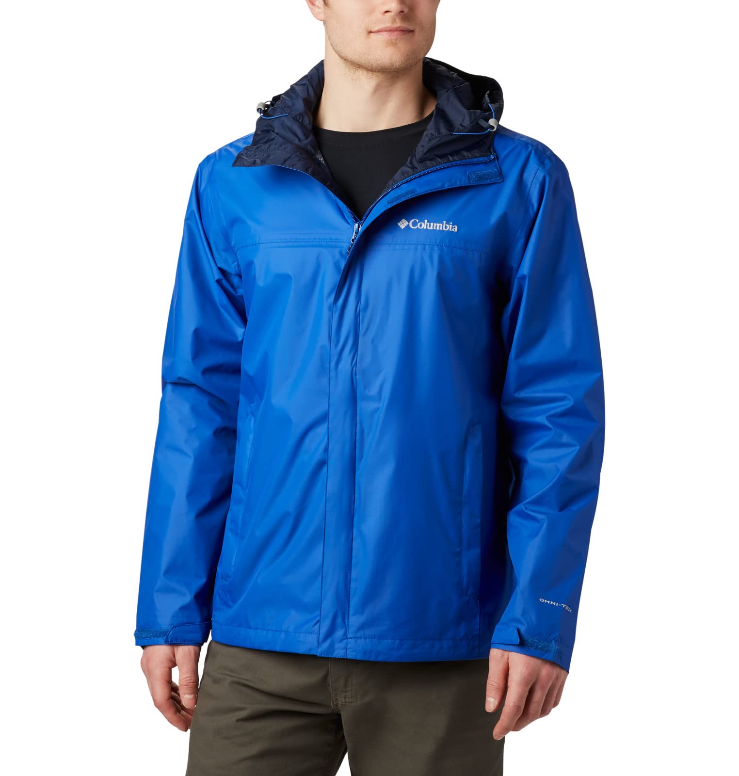 Columbia Men's Watertight II Waterproof Rain Jacket - Lightweight Breathable Windproof Outdoor Jacket for Hiking, Camping & Travel