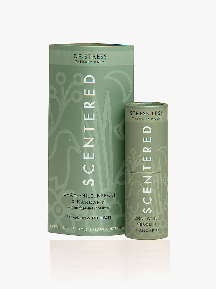 Scentered De-Stress Therapy Balm - Aromatherapy Stress Relief Balm for Relaxation & Anxiety Relief - Perfect for Home, Office & Travel