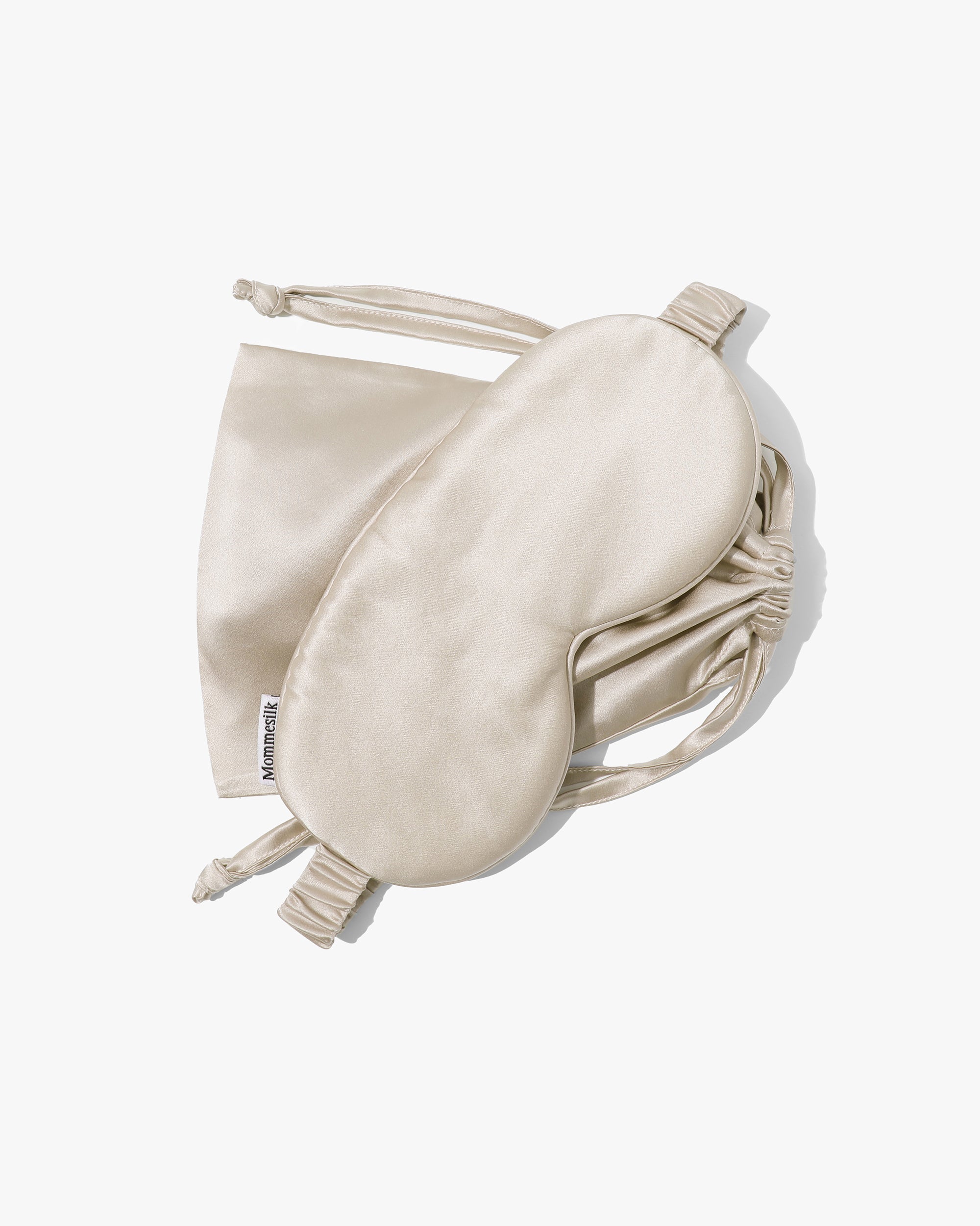 22mm Silk Sleep Mask for Women & Men - Soft & Breathable Eye Cover with Drawstring Bag - Perfect for Travel, Meditation & Relaxation
