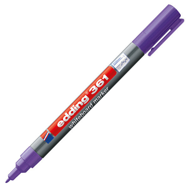 edding 361 Extra Fine Whiteboard Marker Pens - 12 Pack, Low Odor Dry Erase Markers for Whiteboards, Glass, & Non-Porous Surfaces - Ideal for Office, Classroom, Home & Presentations