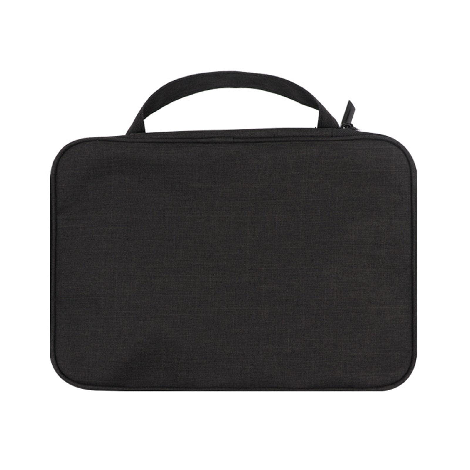 Waterproof Nylon Expandable Strap Organizer Storage Bag - Portable Carrying Case for Fitness Bands, Resistance Bands & Accessories - Perfect for Gym, Travel & Home Organization