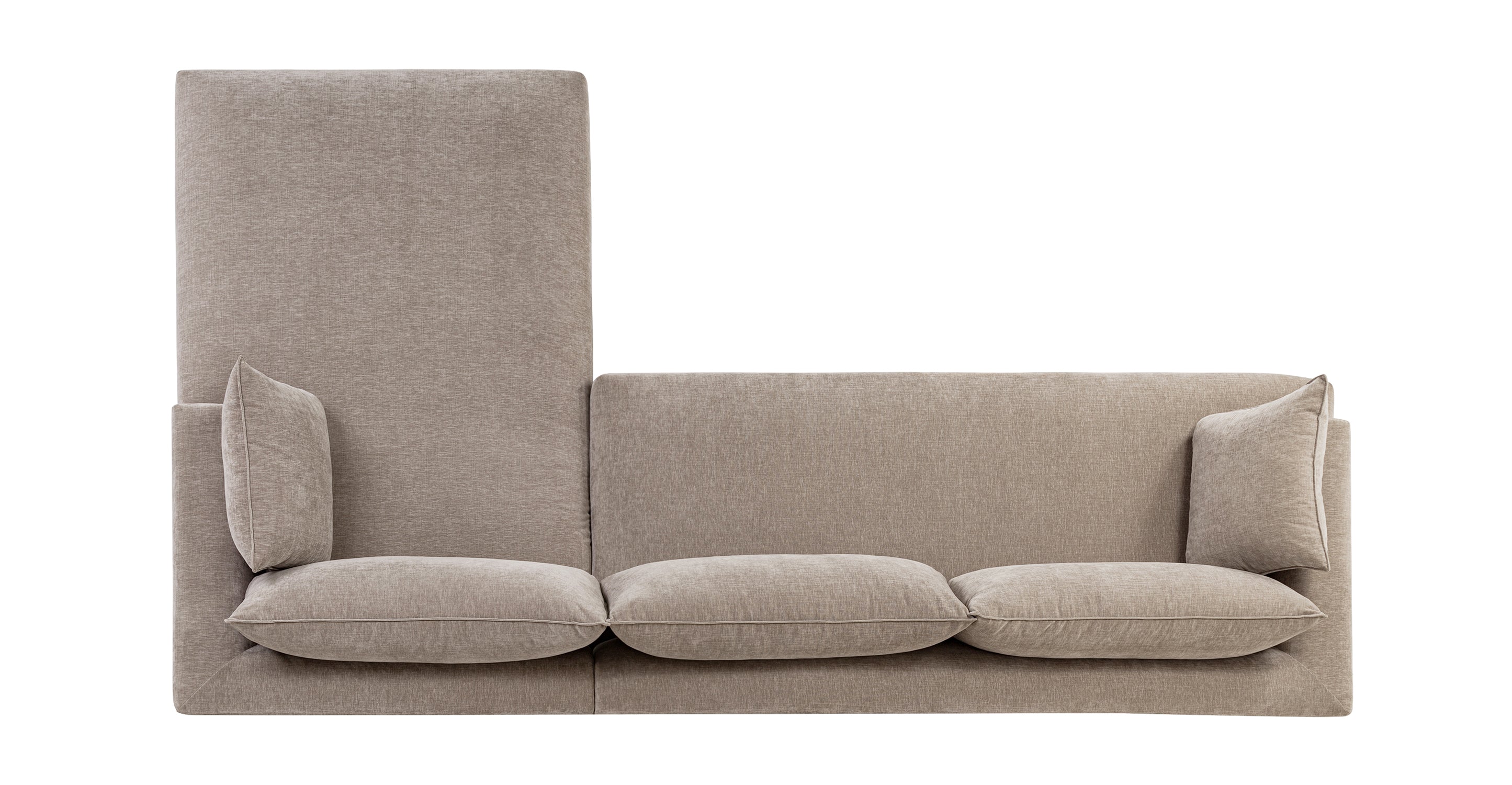Milo Right Facing Sectional Sofa with Storage | Modern L-Shaped Couch for Living Room | Perfect for Small Spaces & Family Gatherings