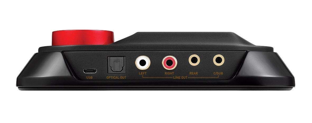 Creative Technology SB1560 Sound Blaster Omni Surround 5.1 USB External Sound Card with High-Quality Audio for PC, Laptop, Gaming, and Home Theater Systems - Perfect for Streaming, Music Production, and Immersive Entertainment