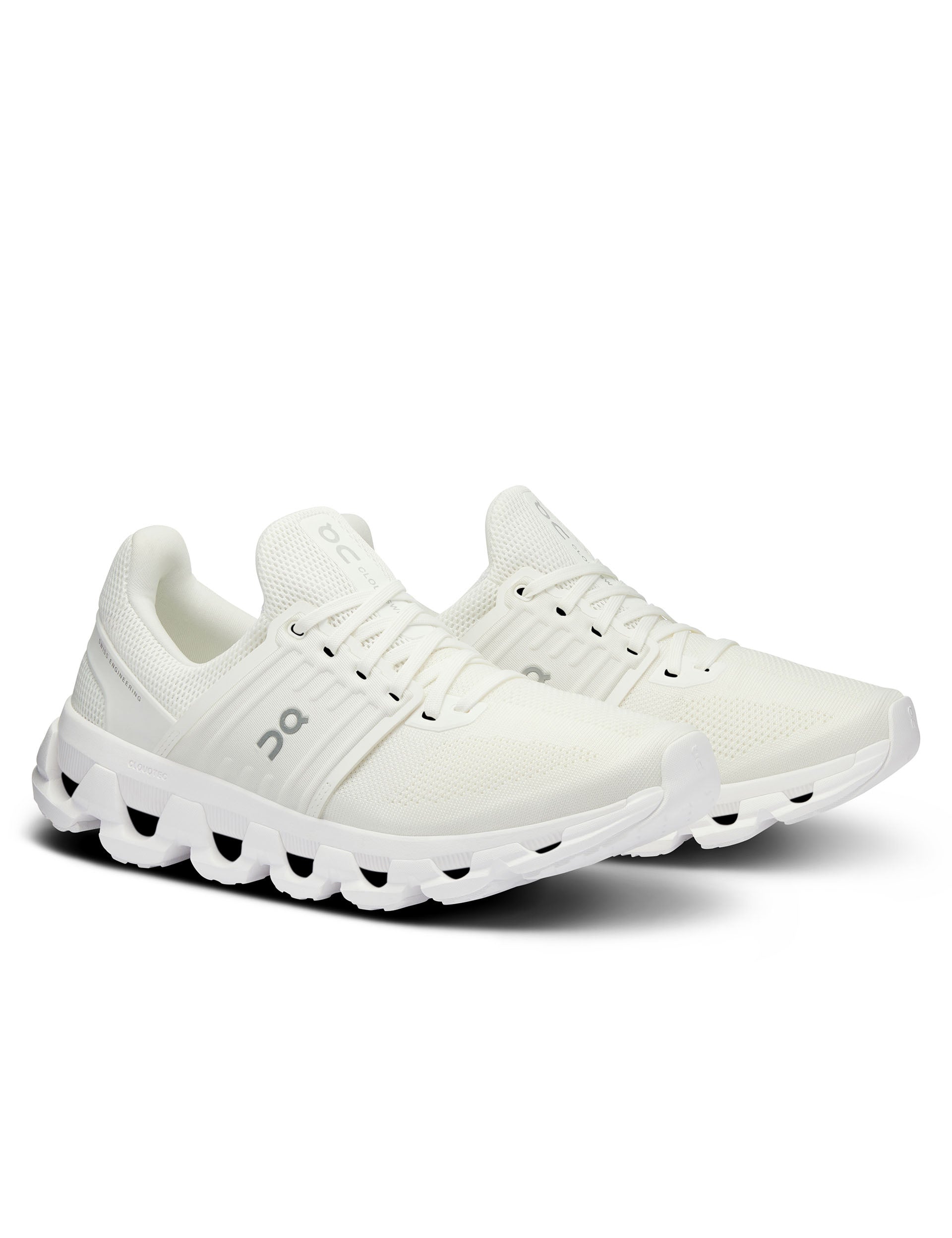 Cloudswift 3 AD Running Shoes - All White | Lightweight Cushioned Sneakers for Men & Women | Perfect for Jogging, Gym Workouts & Daily Wear