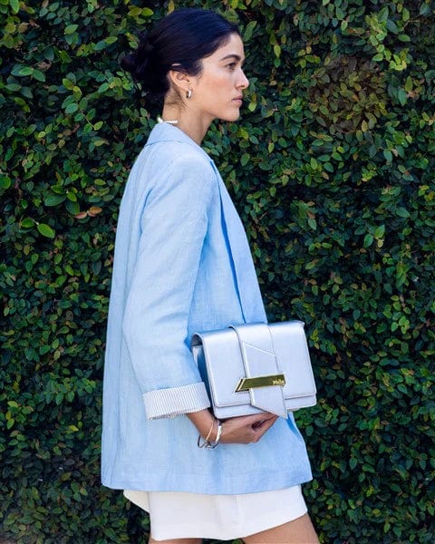 Vegan Leather Crossbody Bag for Women - Nora Apple Black | Stylish & Eco-Friendly Purse for Daily Use, Travel & Shopping