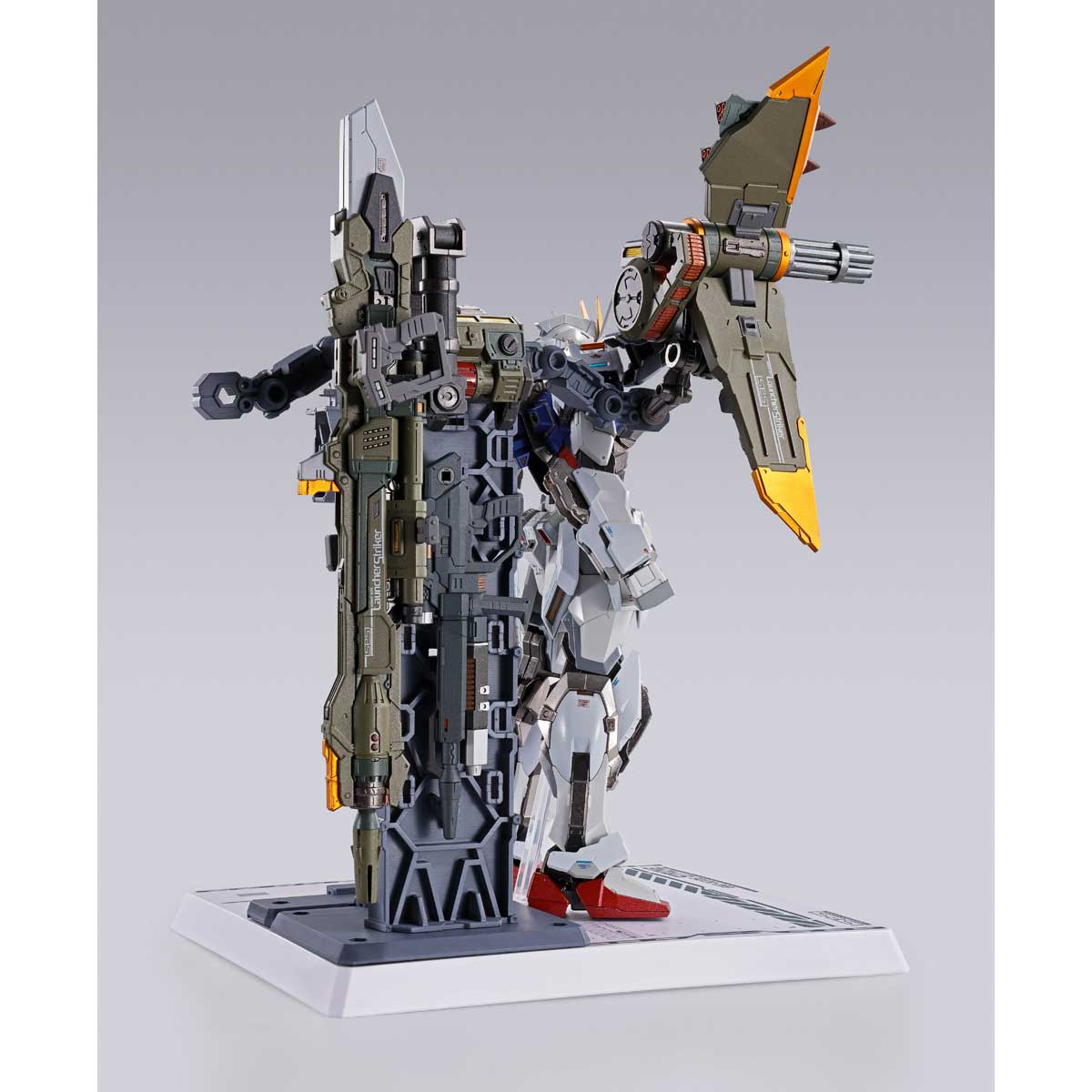 Bandai Metal Build Gundam SEED Launcher Striker Option Set - High-Quality Action Figure for Collectors | Perfect for Display & Gundam Model Enthusiasts