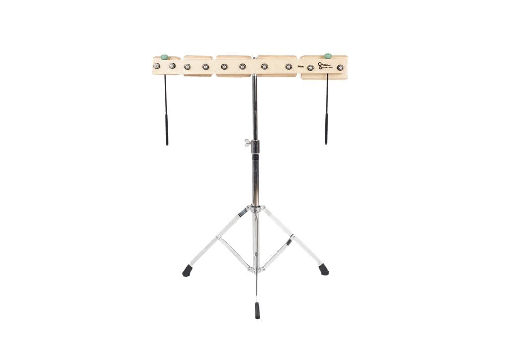 BBTB5 Temple Blocks Set - High-Quality Percussion Instrument with Durable Wooden Construction for Classroom, Band & Orchestra | Perfect for Music Education, Practice & Performances