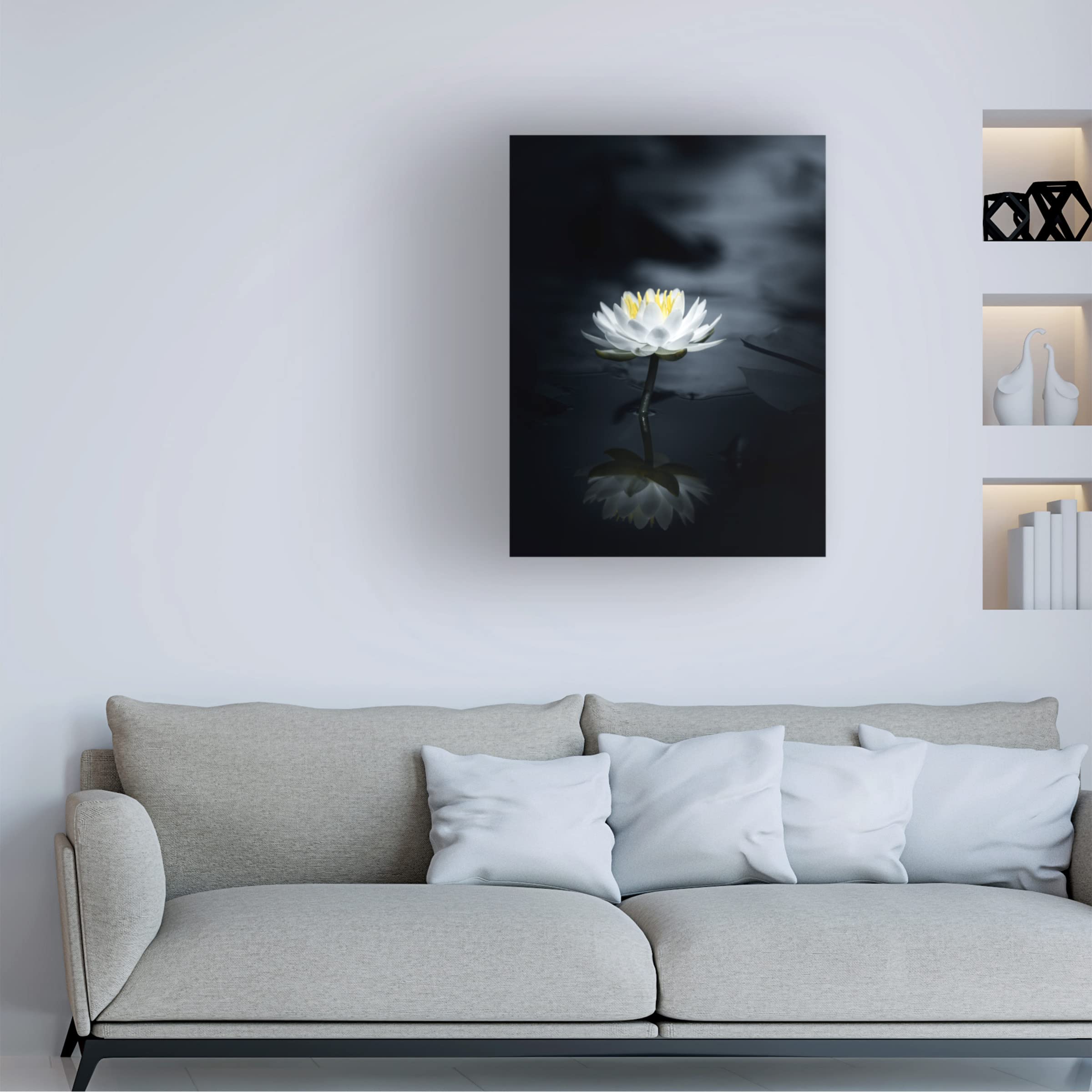 Reflection 3 Canvas Wall Art by Takashi Suzuki - Modern Abstract Painting for Living Room, Bedroom & Office Decor