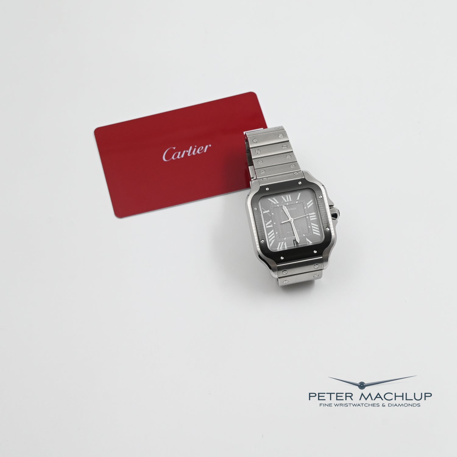 Cartier Santos de Cartier Automatic Watch ADLC Black - Luxury Men's Watch for Business & Formal Occasions