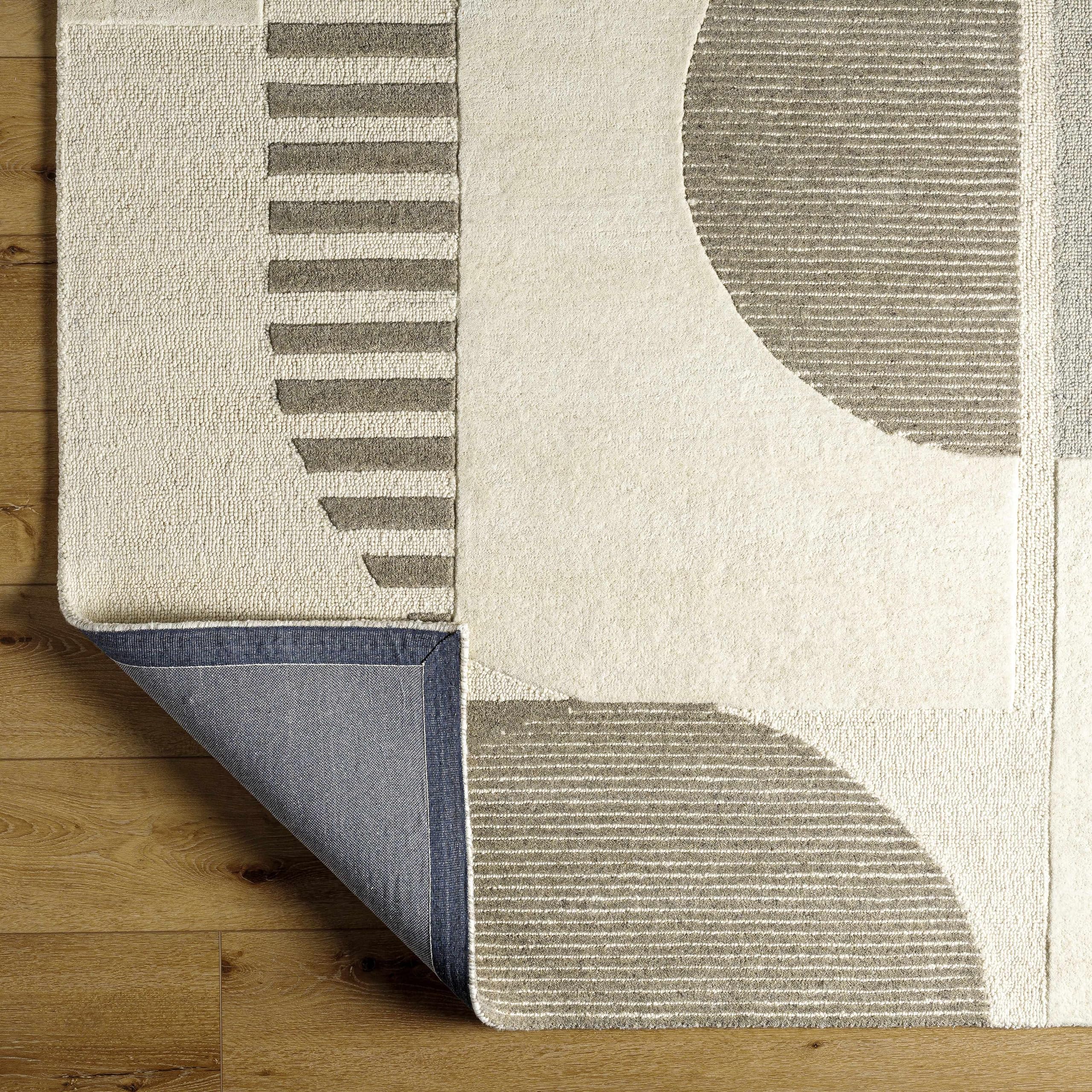 Premium Hauteloom Athan Wool Area Rug 2' x 3' - Soft & Durable for Living Room, Bedroom, Nursery - Perfect for Cozy Home Decor & High-Traffic Areas
