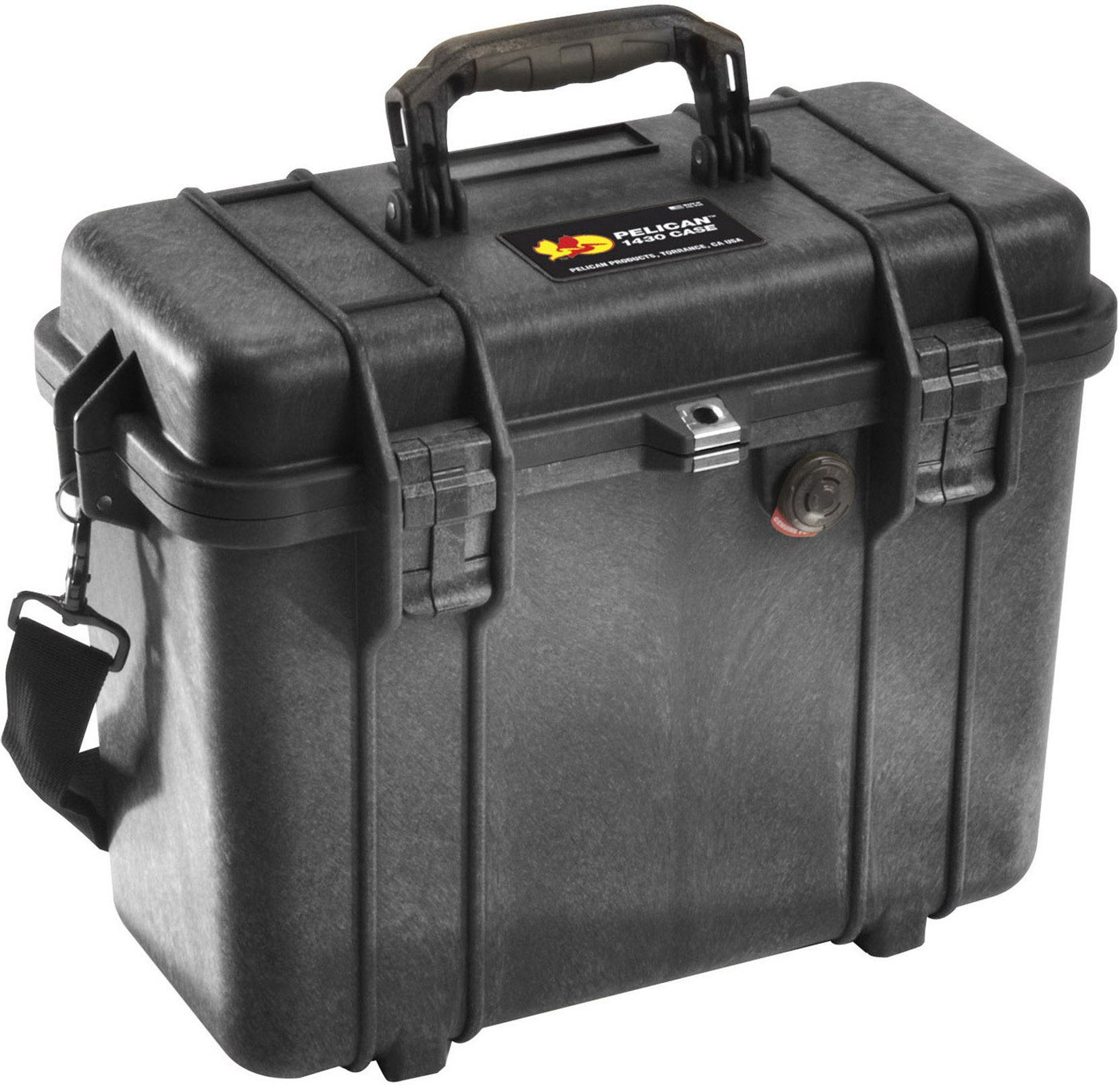 Pelican 1437 Protective Case with Padded Office Divider Set & Lid Organizer - Waterproof Storage for Documents, Electronics & Valuables - Perfect for Travel, Office & Home Organization
