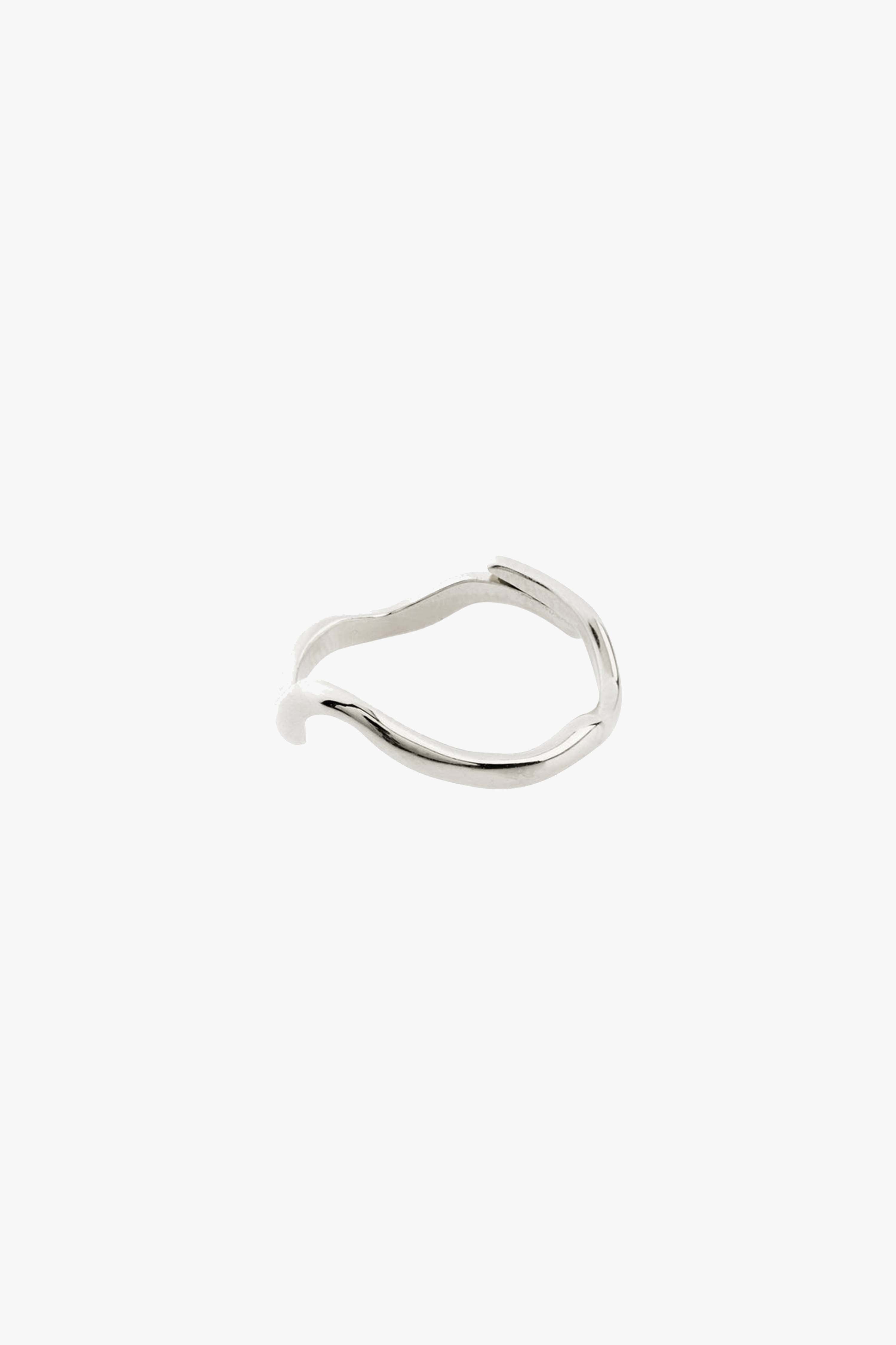 Alberte Organic Shape Adjustable Silver Ring for Women - Perfect for Everyday Wear, Gift Giving & Special Occasions