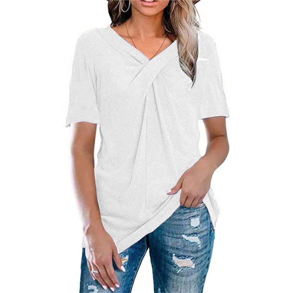 NW Summer Women's Casual Short Sleeve T-Shirt - Soft Cotton Black Tee for Women | Perfect for Everyday Wear, Beach Outings & Summer Vacations