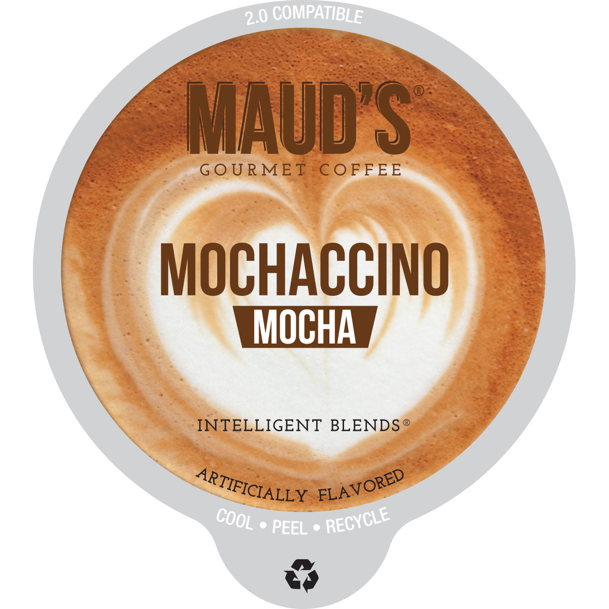 Premium Maud's Chocolate Mocha Cappuccino Coffee Pods - Compatible with Keurig 2.0 - Rich & Creamy Flavor - Perfect for Morning Brews, Office Coffee Breaks & After-Dinner Treats