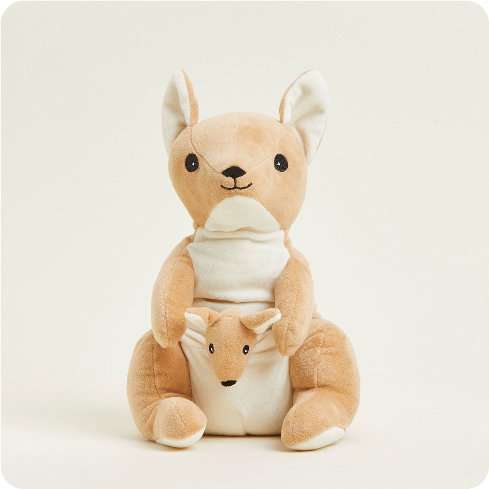 Kangaroo Warmies - Soft Plush Heating Pad for Pain Relief & Comfort - Perfect for Cuddling, Relaxation & Stress Relief