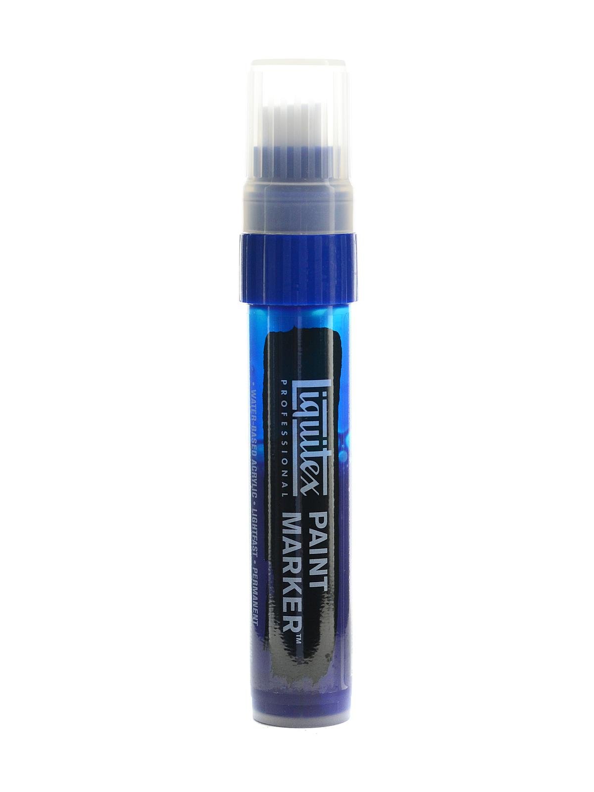 Liquitex Professional Acrylic Paint Markers - Phthalocyanine Blue (Green Shade) 15mm Wide Tip [Set of 2] for Canvas, Fabric, Wood & DIY Art Projects