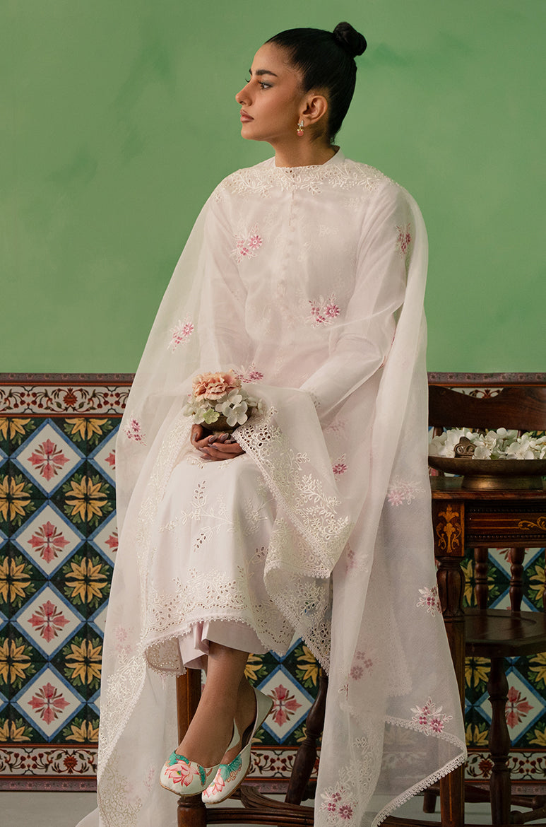 Heavenly Pink 3-Piece Lawn Embroidered Suit - Elegant Pakistani Formal Wear for Weddings, Parties & Special Occasions