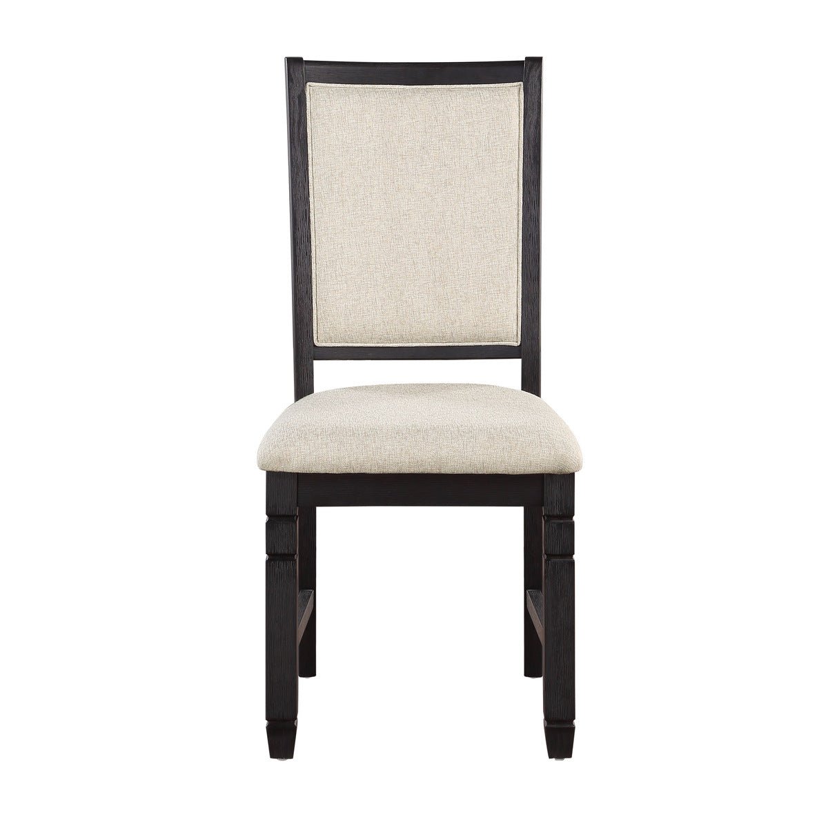 Asher Side Chair Set of 2 - Modern Dining Chairs for Kitchen, Living Room & Office - Sturdy Wooden Accent Chairs with Upholstered Seat - Perfect for Small Spaces, Dining Sets & Home Decor
