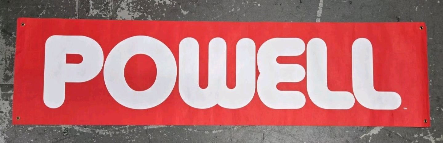 Vintage Powell Skateboard Banner 71.5