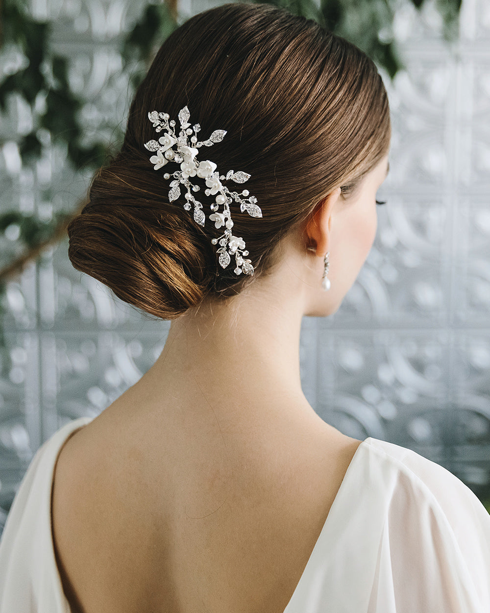 Elegant Bridal Hair Comb for Weddings - Lani Pearl and Crystal Wedding Hair Accessories for Brides, Bridesmaids, and Special Occasions