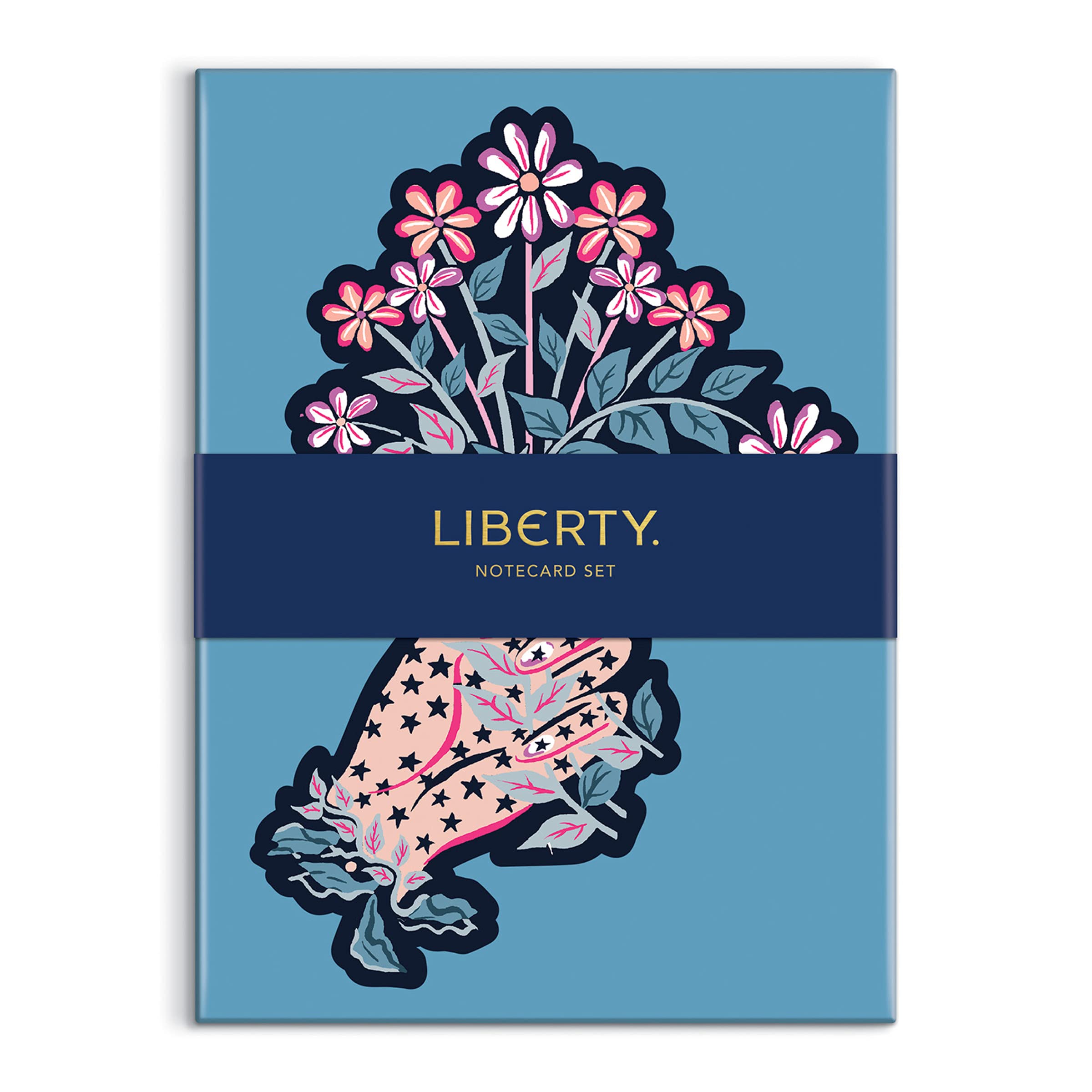 Liberty Ianthe Hand-Shaped Notecard Set - 50 Unique Greeting Cards for Thank You Notes, Invitations & Special Occasions - Perfect for Weddings, Birthdays & Gift Packaging