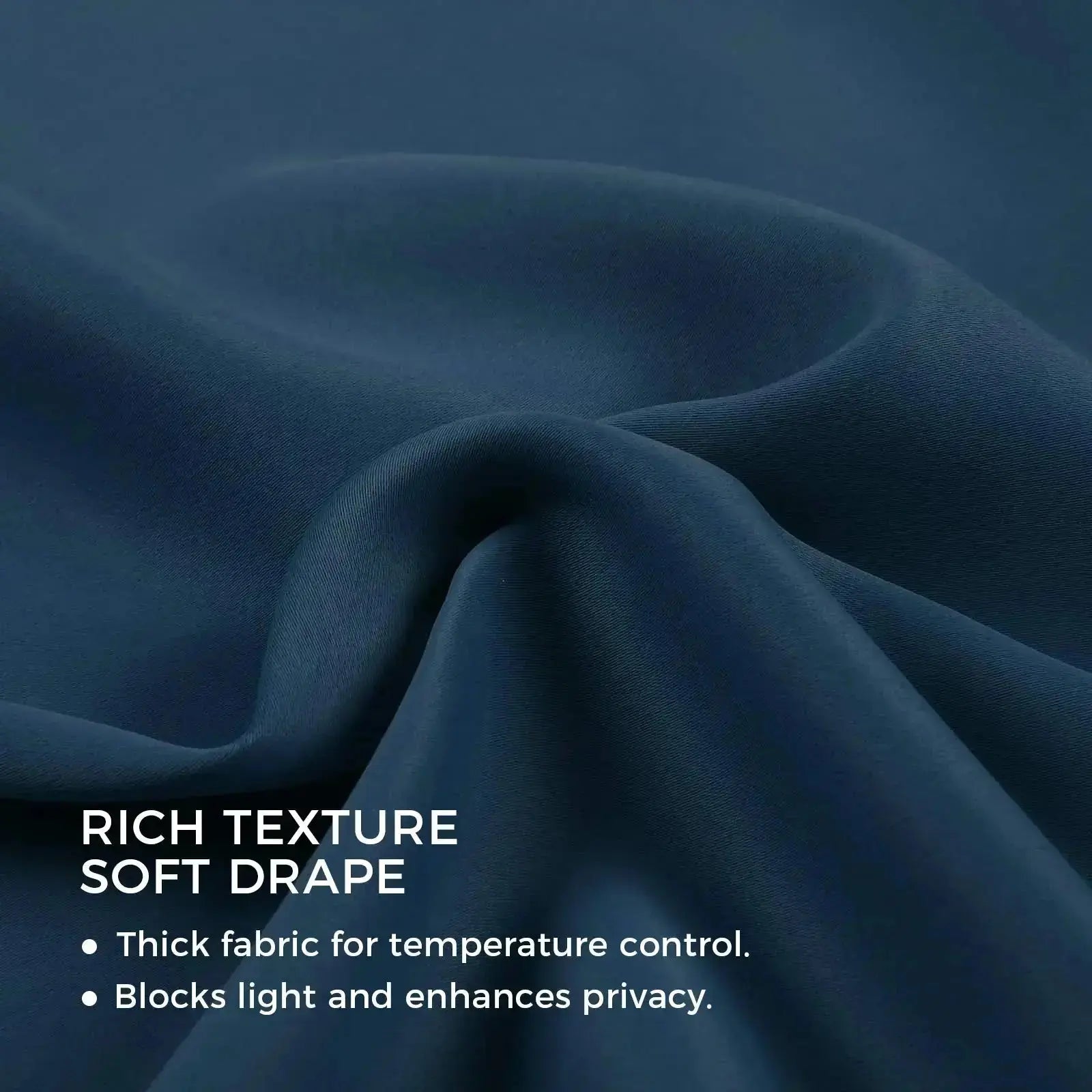 Blackout Pleated Curtains - 100% Light Blocking, Thermal Insulated for Bedroom & Living Room - Atlanta Home Decor