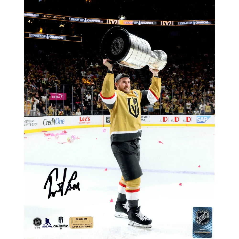 Ivan Barbashev Autographed Stanley Cup Vegas Golden Knights 8x10 Photo with COA - Limited Edition Collectible for Hockey Fans & Sports Memorabilia Enthusiasts - Perfect for Man Cave, Sports Room Decor or Gift for NHL Fans