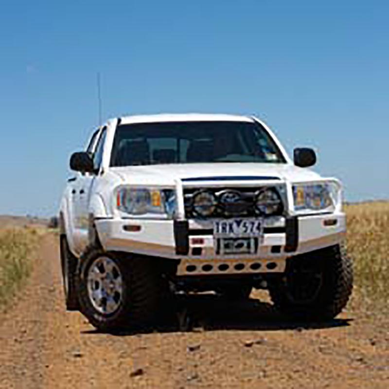 2005-2011 Toyota Tacoma Deluxe Bumper Replacement - Heavy Duty Steel Front/Rear Bumper for Off-Road & Truck Protection | Perfect for Adventure, Towing & Custom Builds