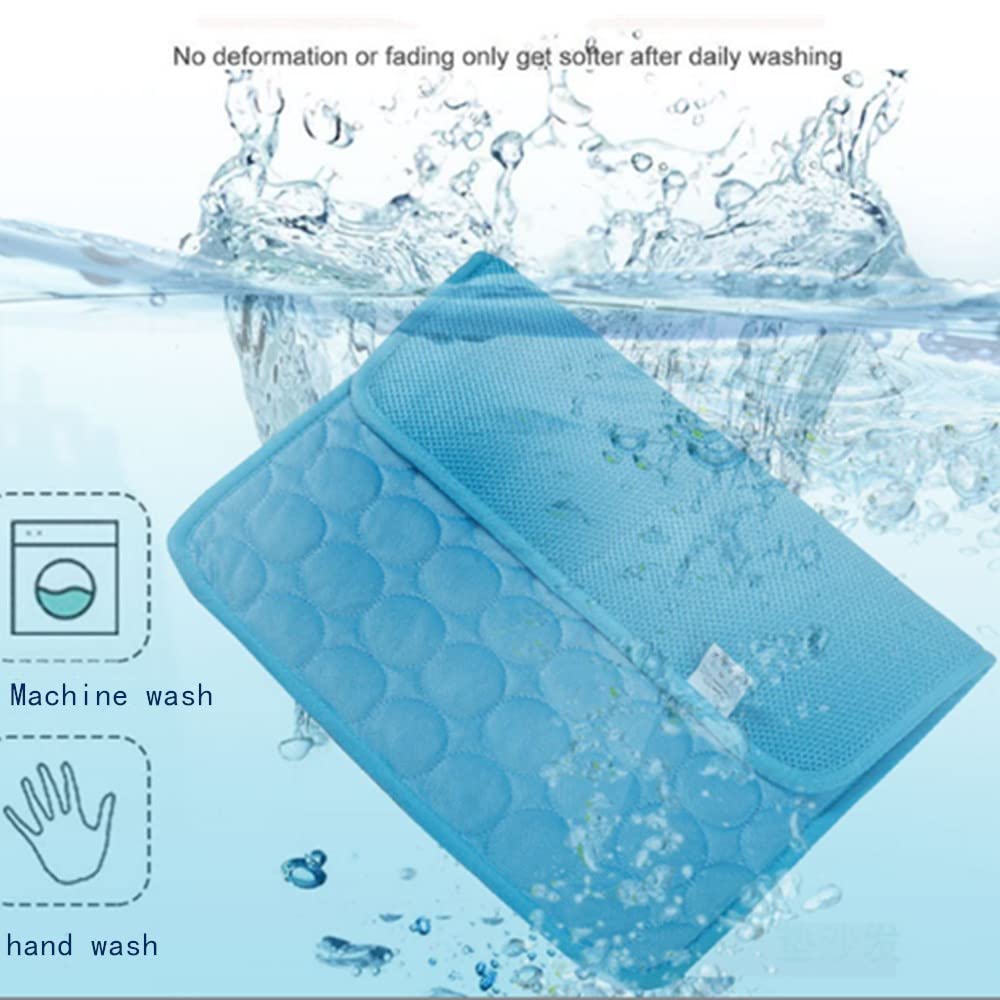 Cooling Mat for Dogs & Cats - Ice Silk Pet Pad for Home & Outdoor Use
