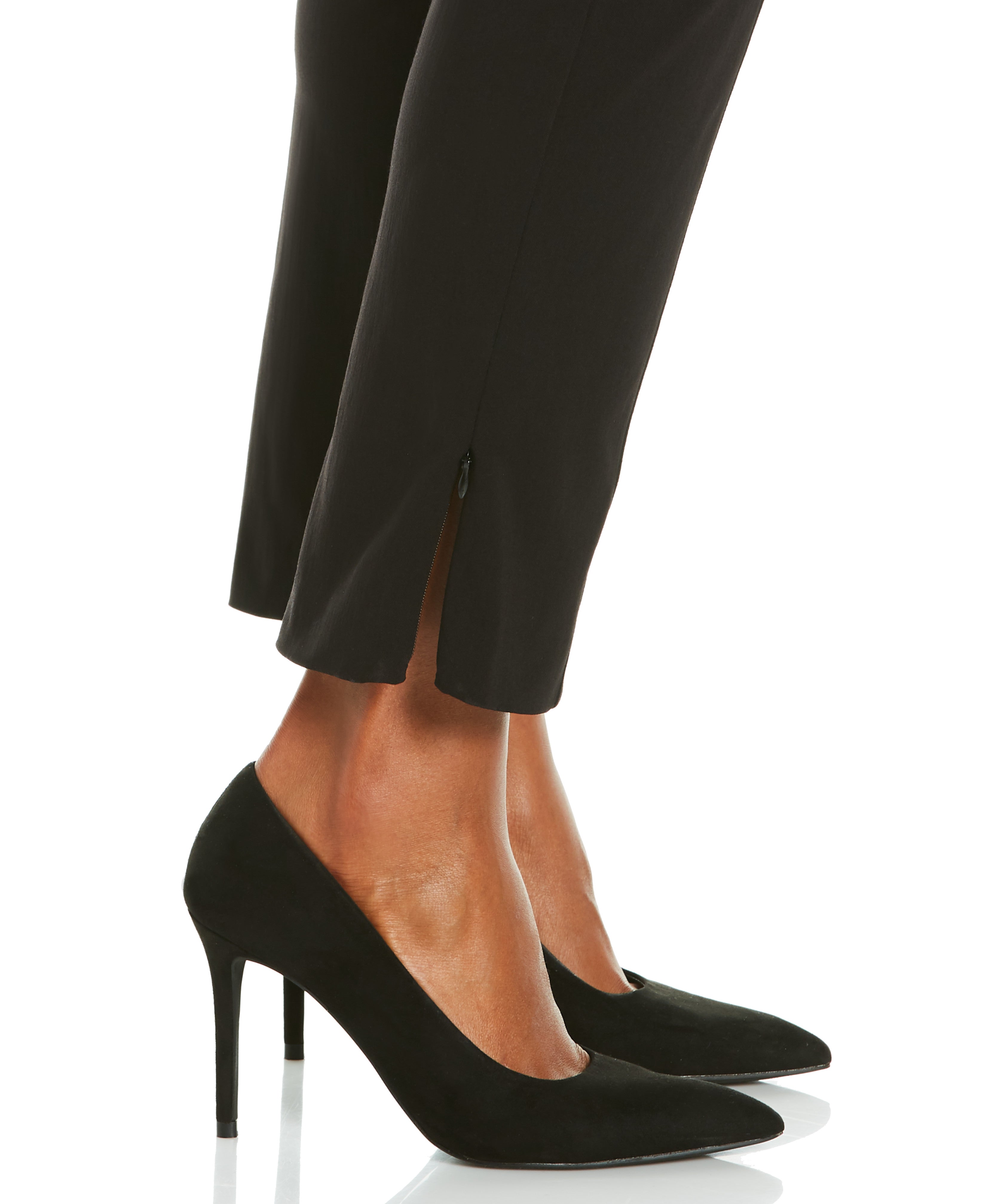 Petite Stretch Slim Leg Front Seam Pants for Women - Comfort Fit & Flattering Silhouette | Perfect for Office Wear & Casual Outfits