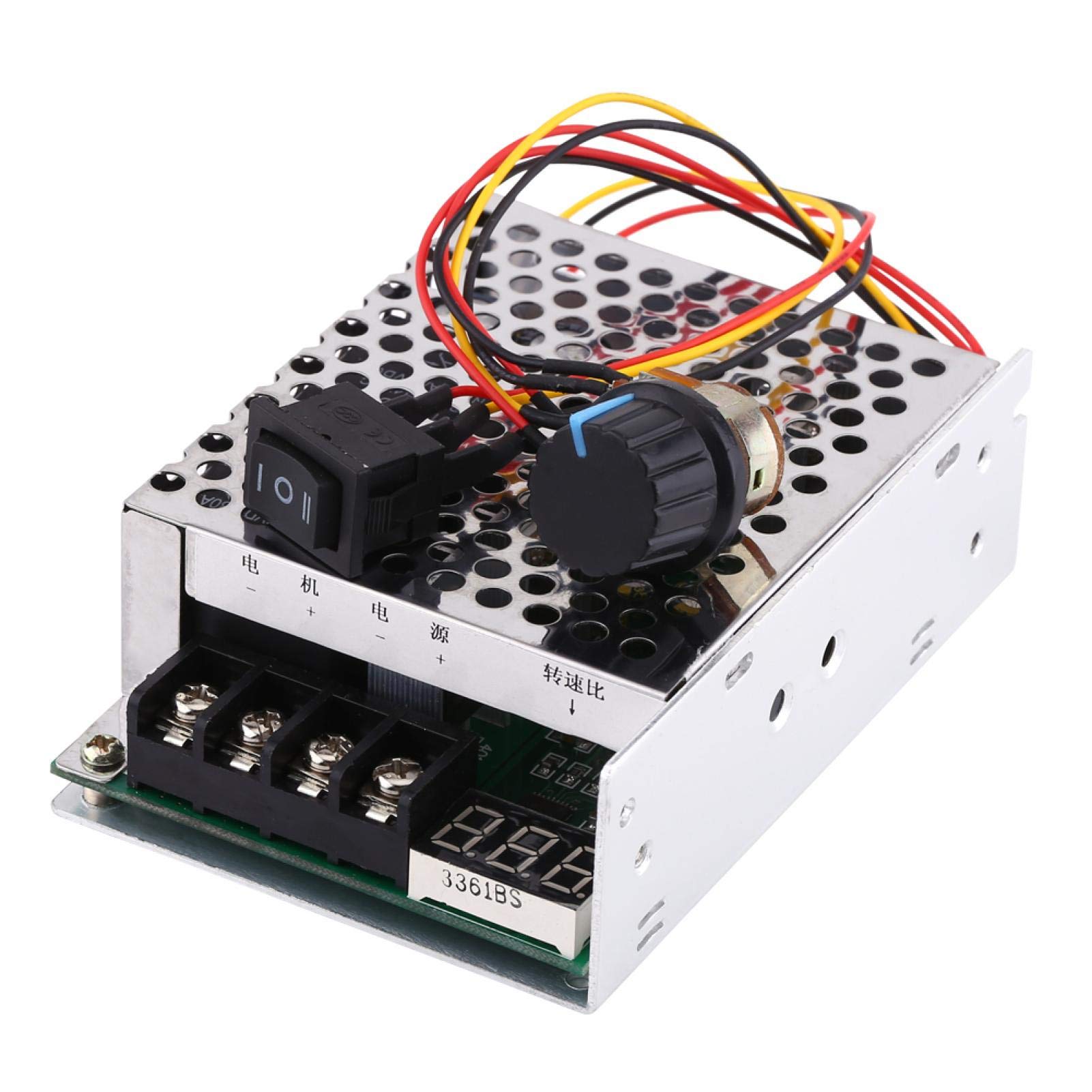PWM DC Motor Speed Controller with Digital Display for Industrial Use