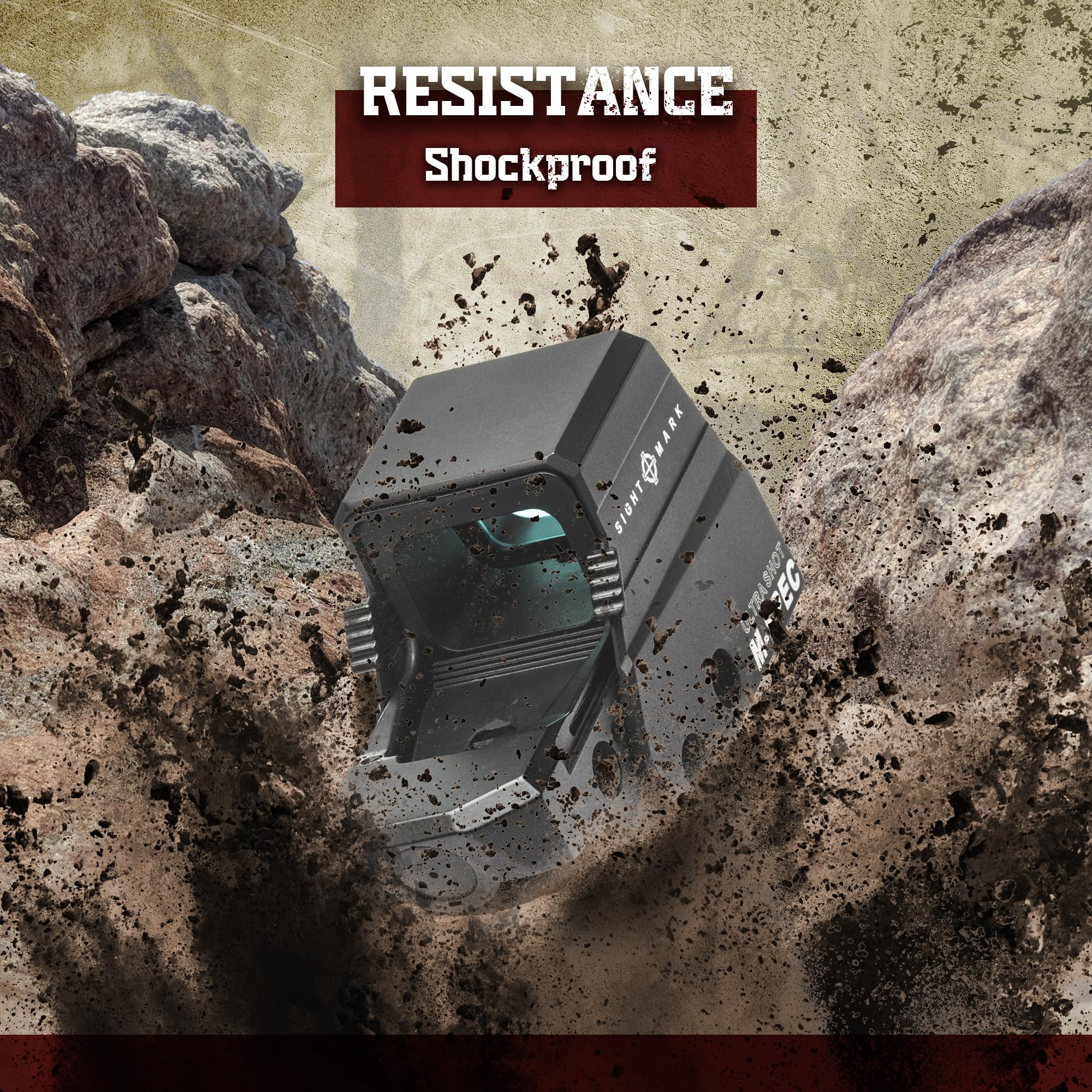 Sightmark Ultra Shot M-Spec Reflex Sight - Red Dot Sight for Rifles & Shotguns | Quick Target Acquisition | Hunting, Shooting Range & Tactical Use