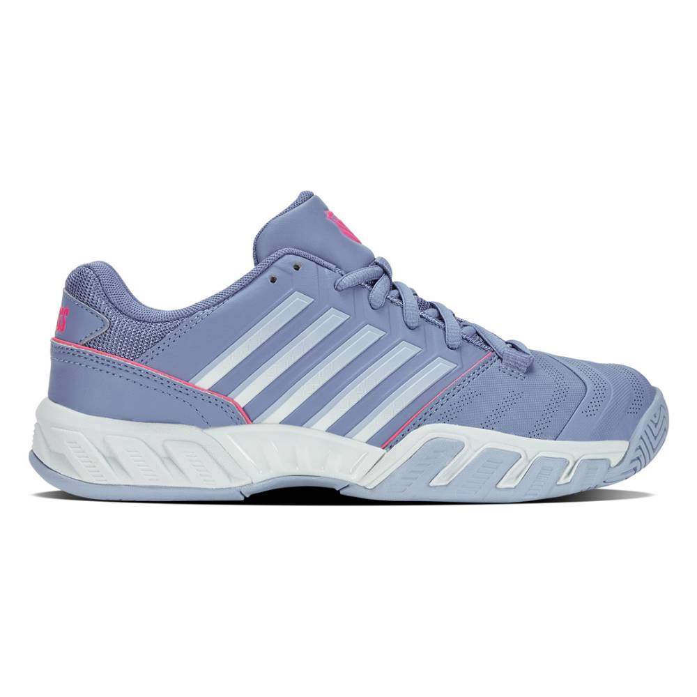 K Swiss Bigshot Light 4 Women's Tennis Shoes - Lightweight Performance Sneakers for Women in Blue/White | Perfect for Court Play, Training & Casual Wear