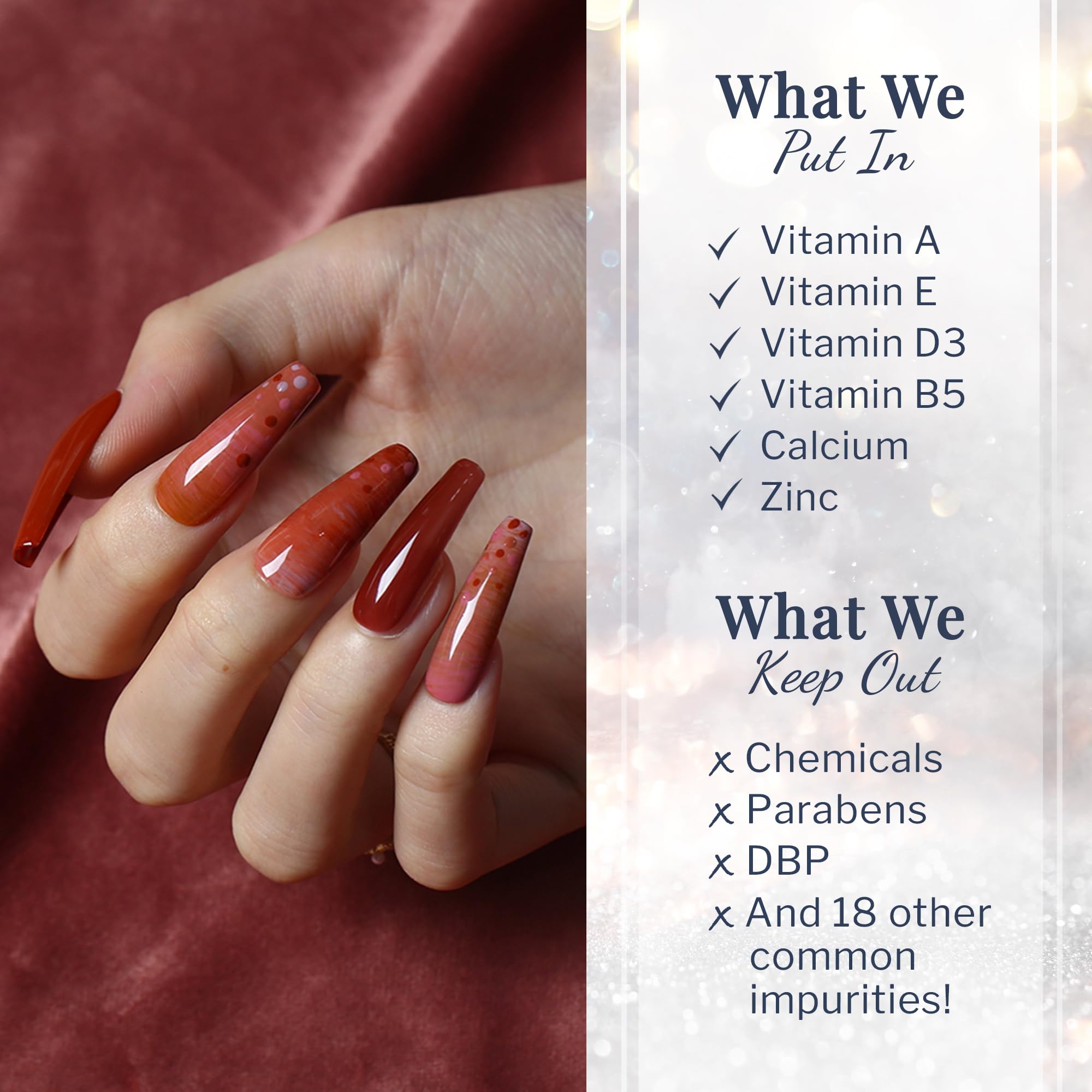 SNS Nail Dip Powder - Gelous Color Dipping Powder in Ground Cherries (Red Shimmer) - Long-Lasting 14-Day Wear Dip Nail Polish - Low Odor, No UV Lamp Needed - 1oz - Perfect for Salon-Quality Manicures at Home & Professional Nail Art Designs
