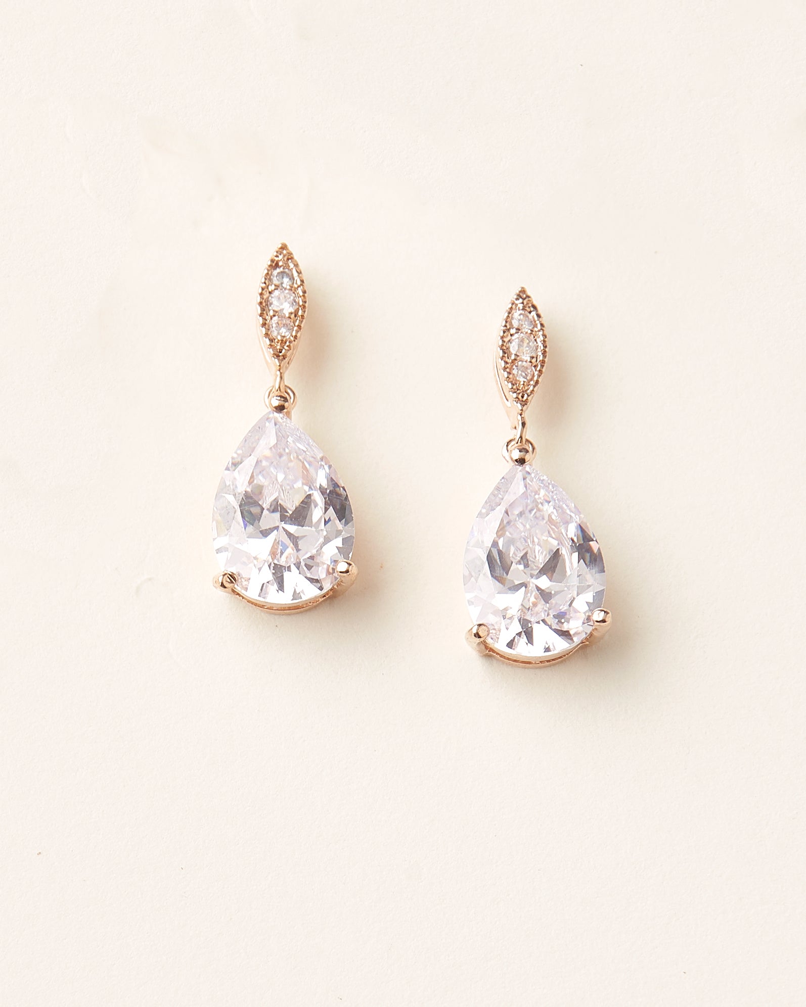 Callie CZ Stud Earrings for Women - Sparkling Cubic Zirconia Earrings for Everyday Wear & Special Occasions